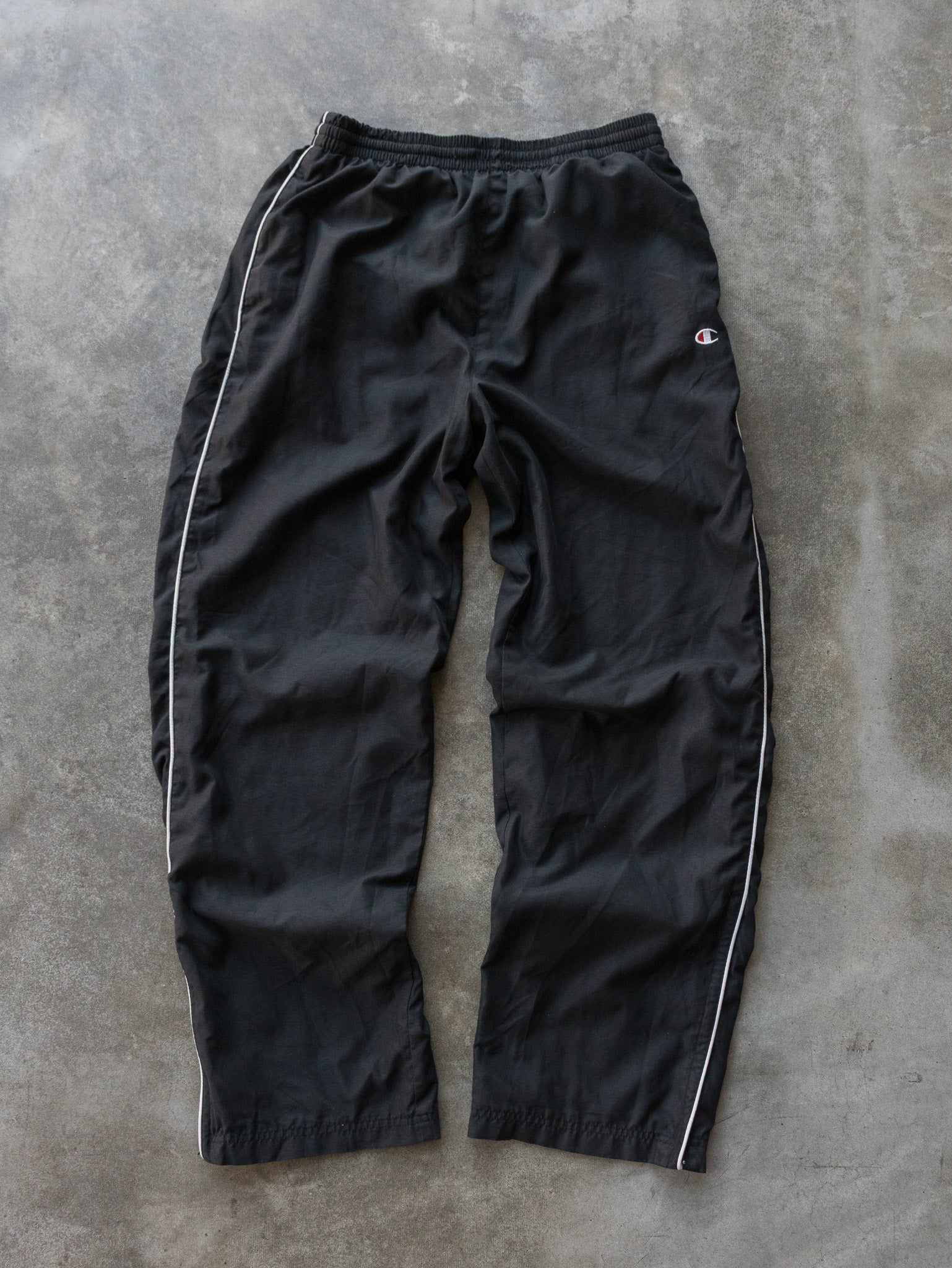 Vintage 90s Black Champion Track Pants (M)