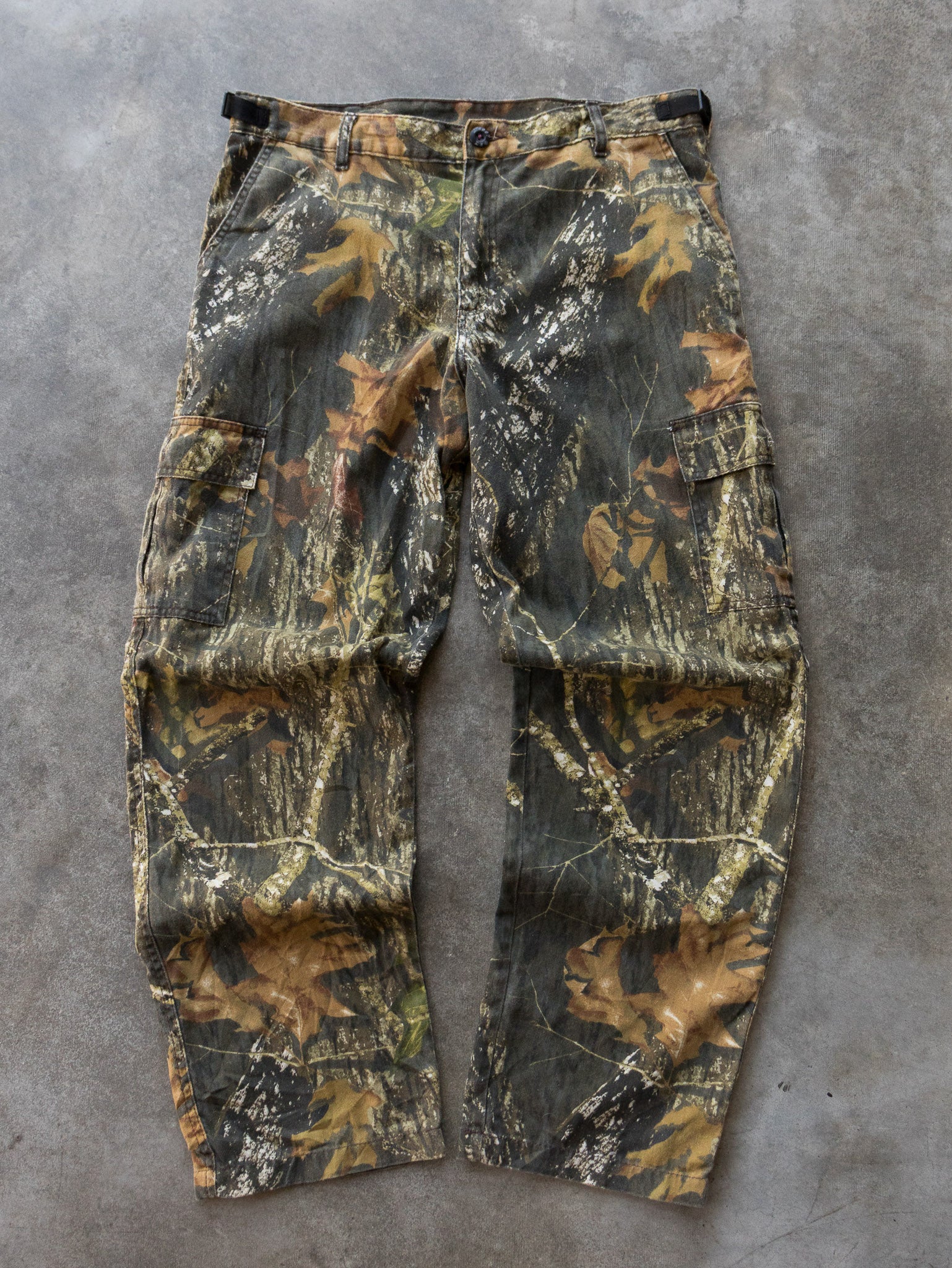 Vintage Mossy Oak Break-Up Camo Cargo Pants (M)