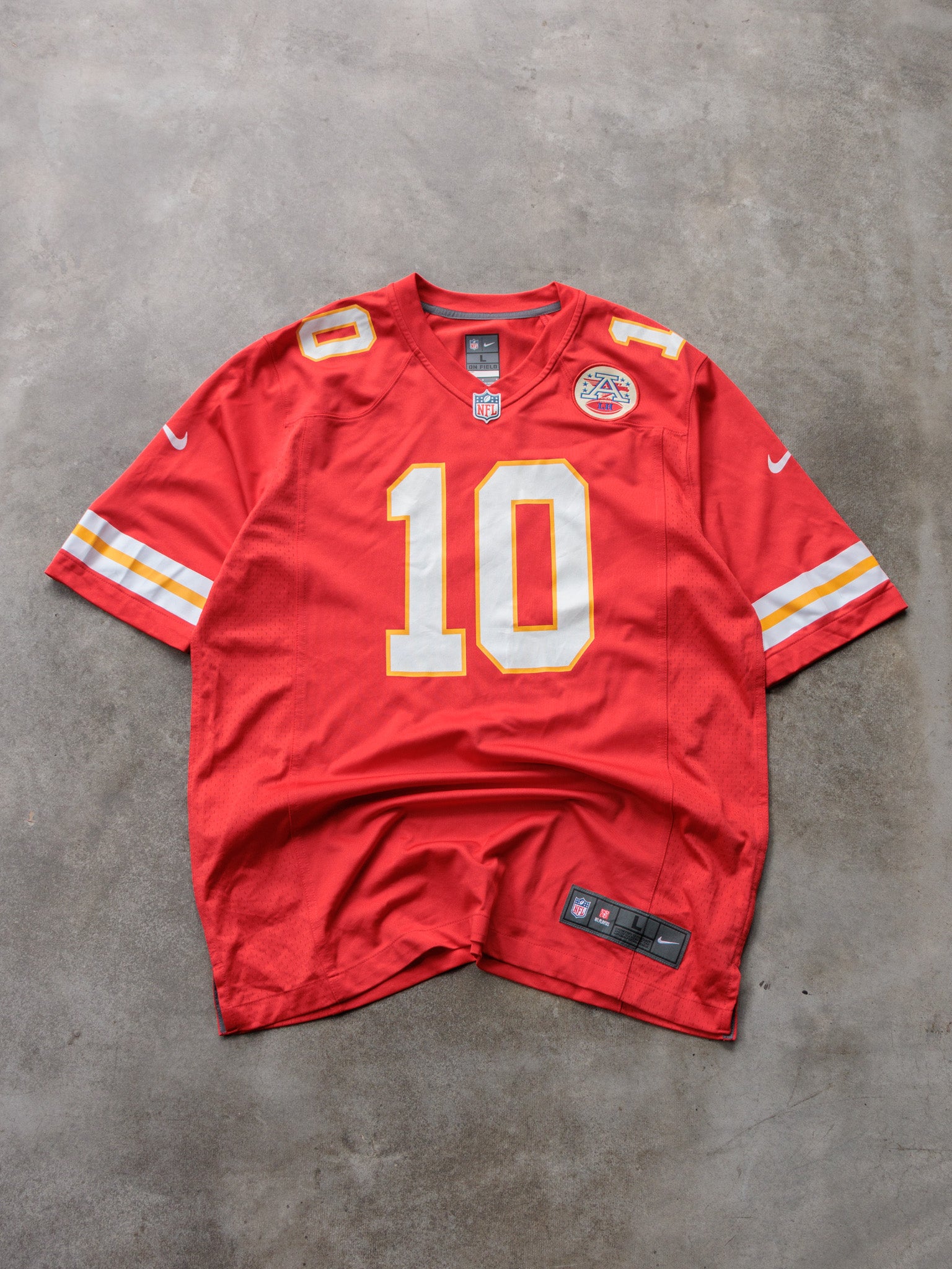 Red Nike Kansas City Chiefs Pacheco Jersey (L)