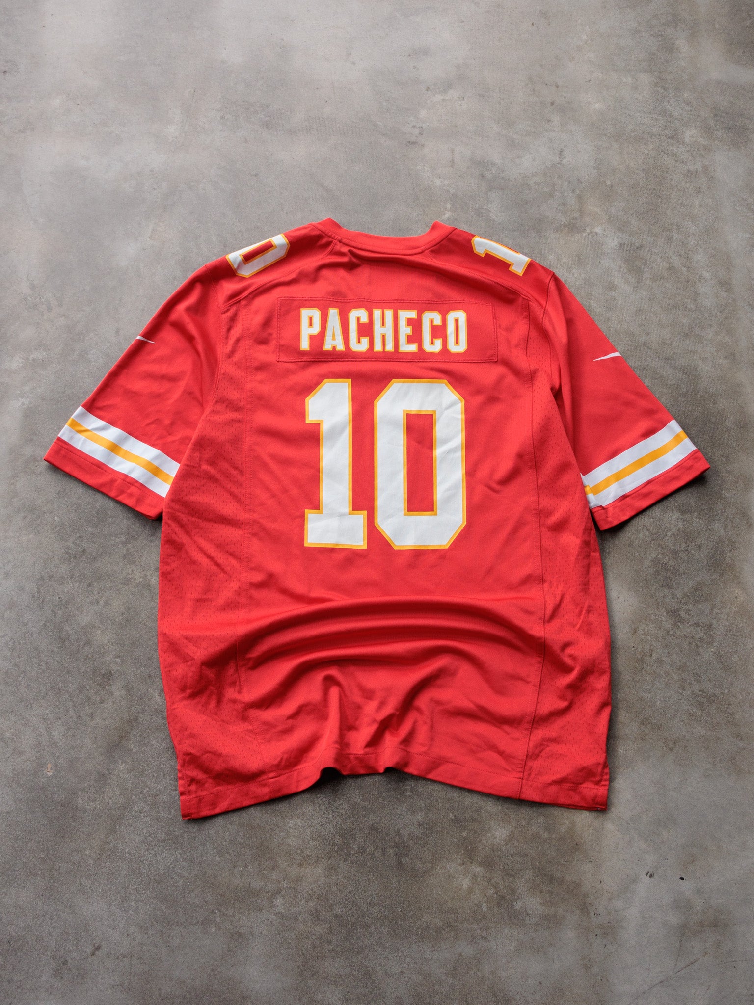 Red Nike Kansas City Chiefs Pacheco Jersey (L)