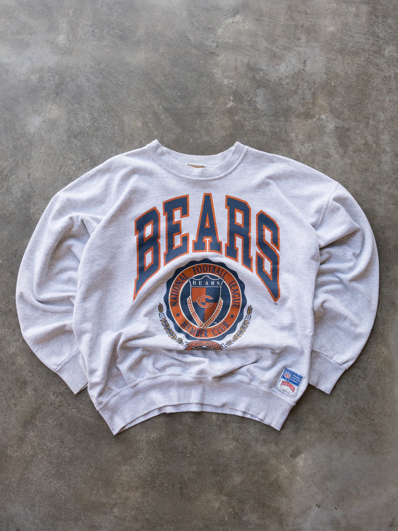 Vintage 90s Grey Chicago Bears Sweatshirt (XL)