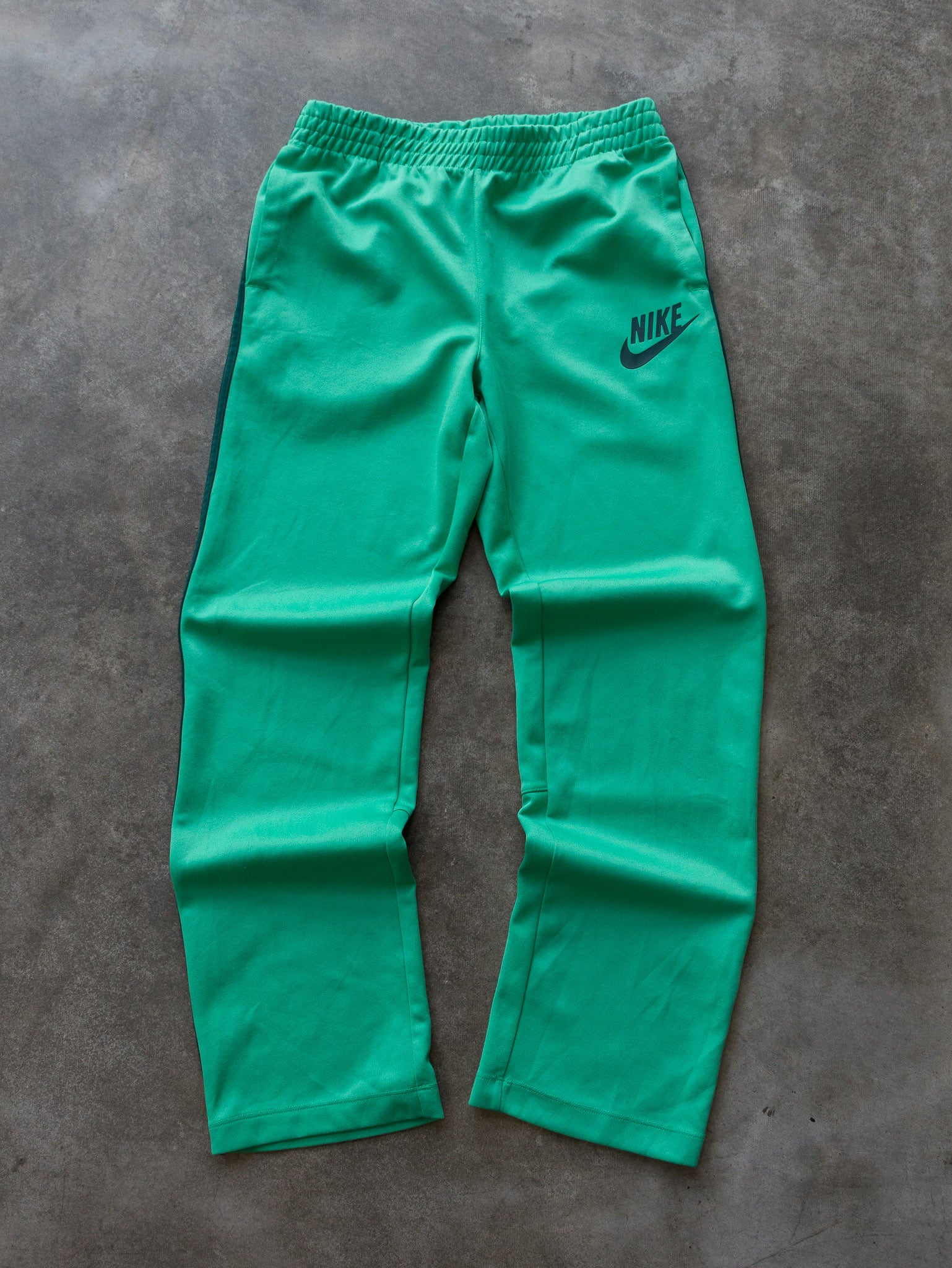 Vintage Nike Green Track Pants (S)