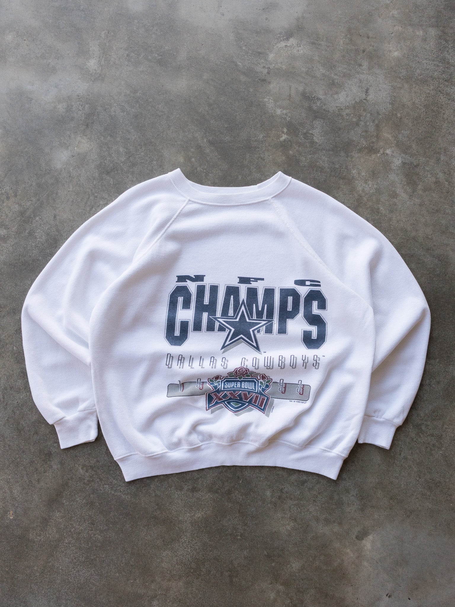 Vintage 1993 Dallas Cowboys NFC Champs Super Bowl Sweatshirt (L)
