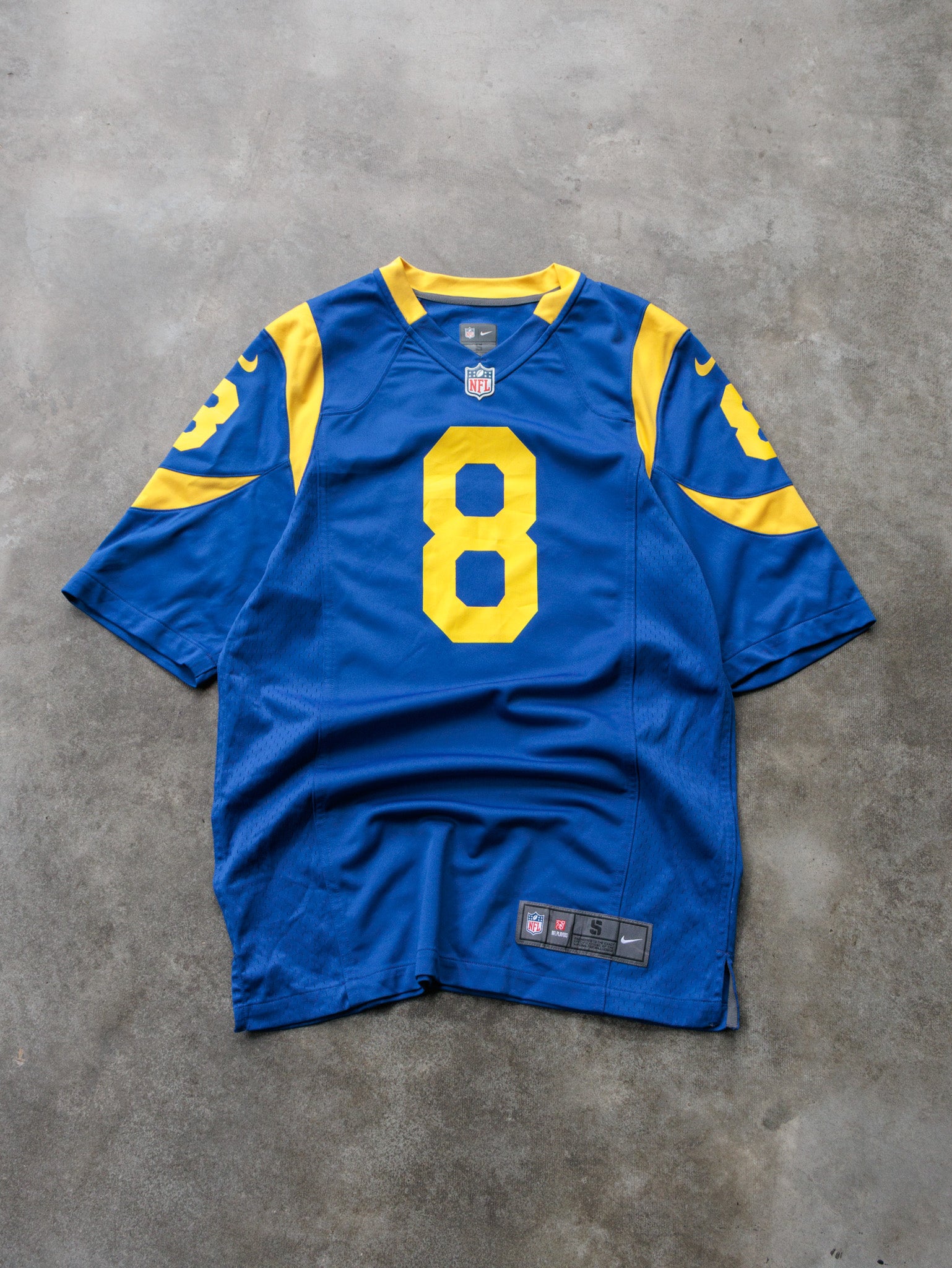 Vintage Blue Nike Rams Bradford Jersey (S)