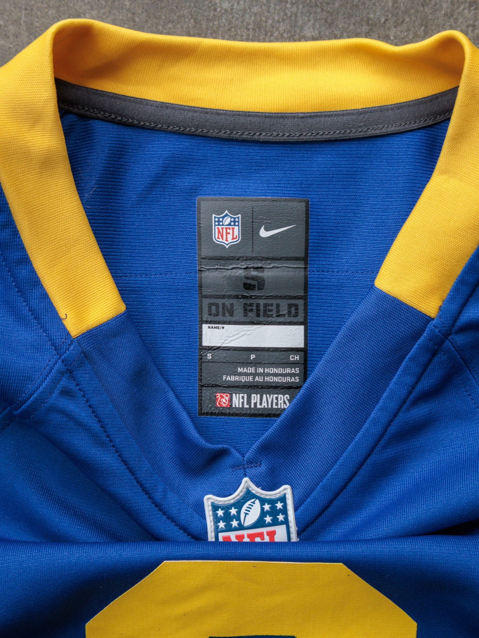 Vintage Blue Nike Rams Bradford Jersey (S)