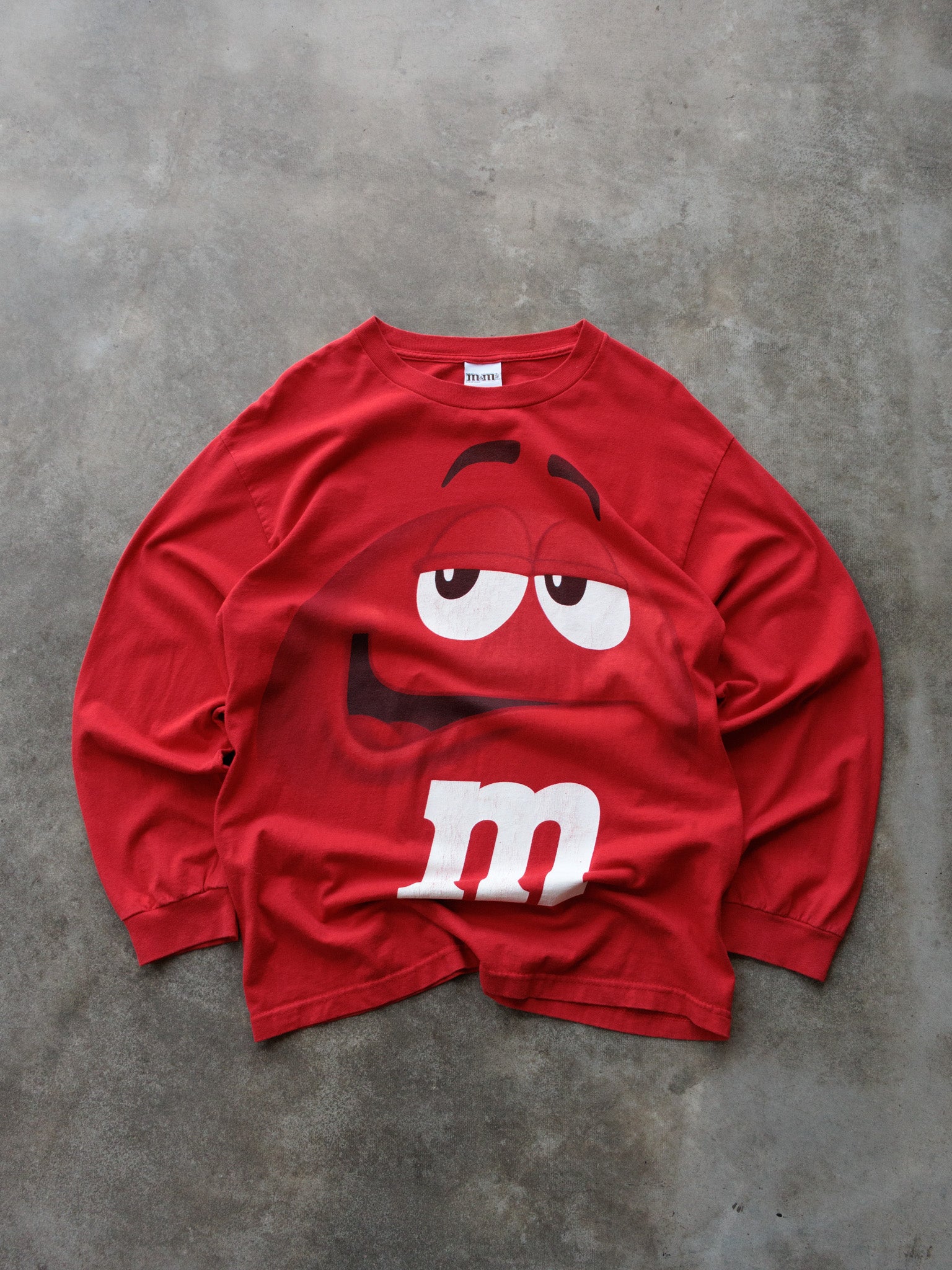 Vintage Red M&M's Long Sleeve (L)