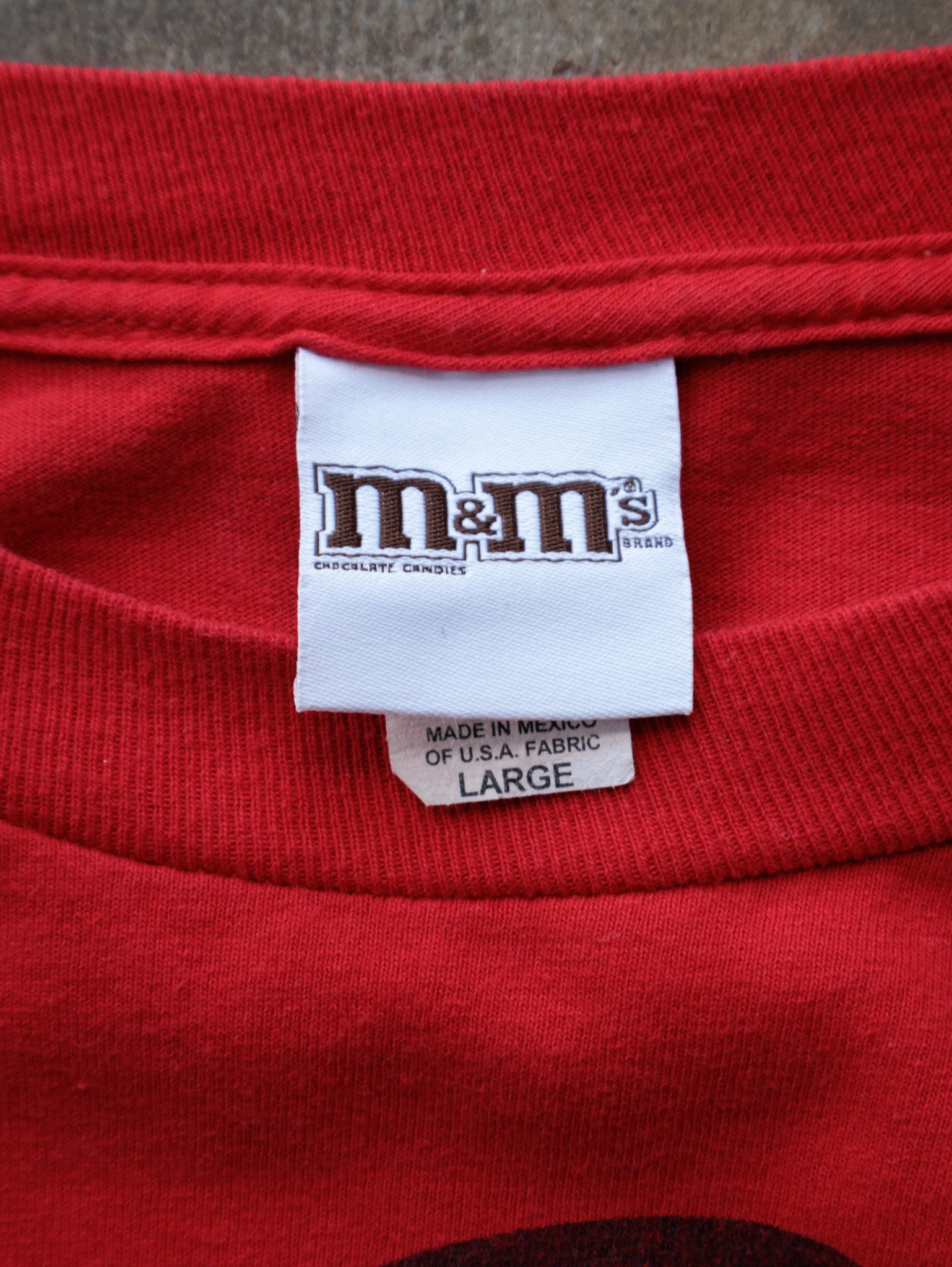 Vintage Red M&M's Long Sleeve (L)