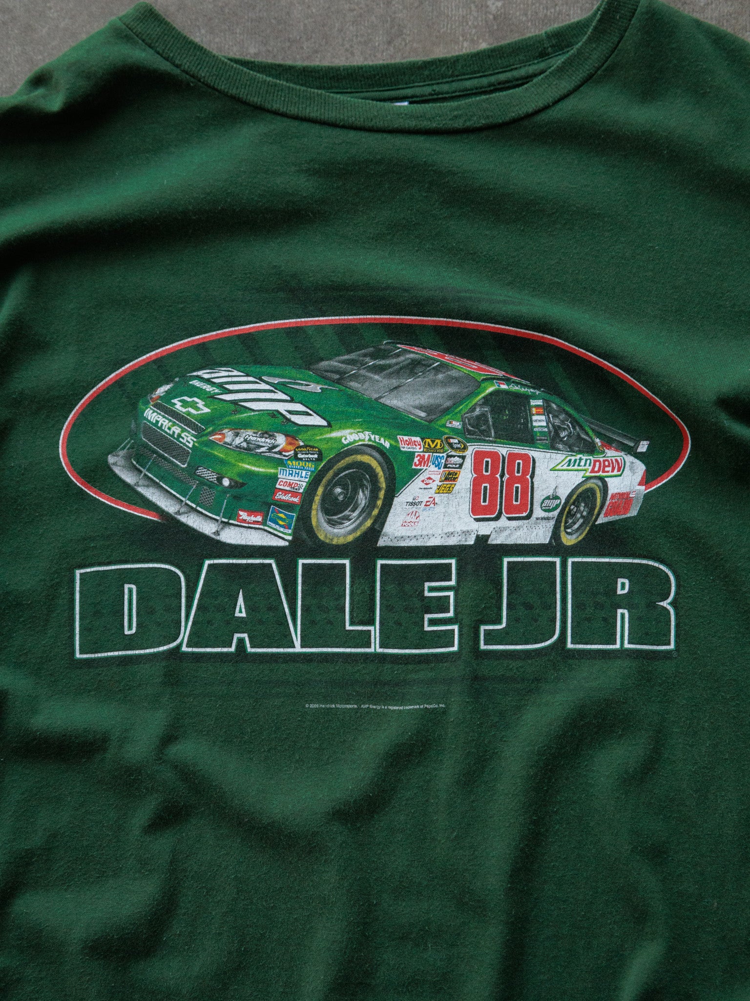Vintage 2009 Green Dale Jr NASCAR Long Sleeve (2XL)