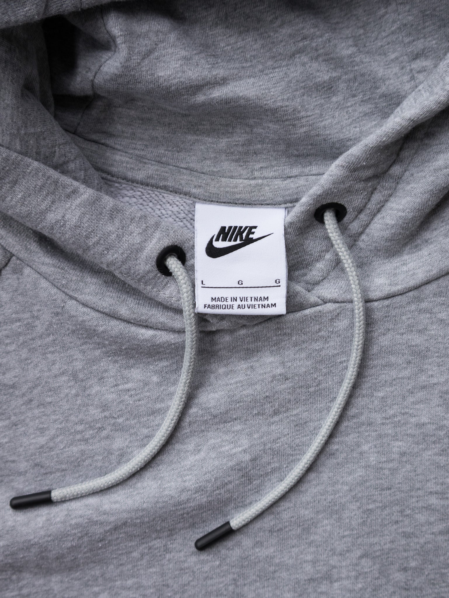 Vintage Grey Nike Hoodie (L)