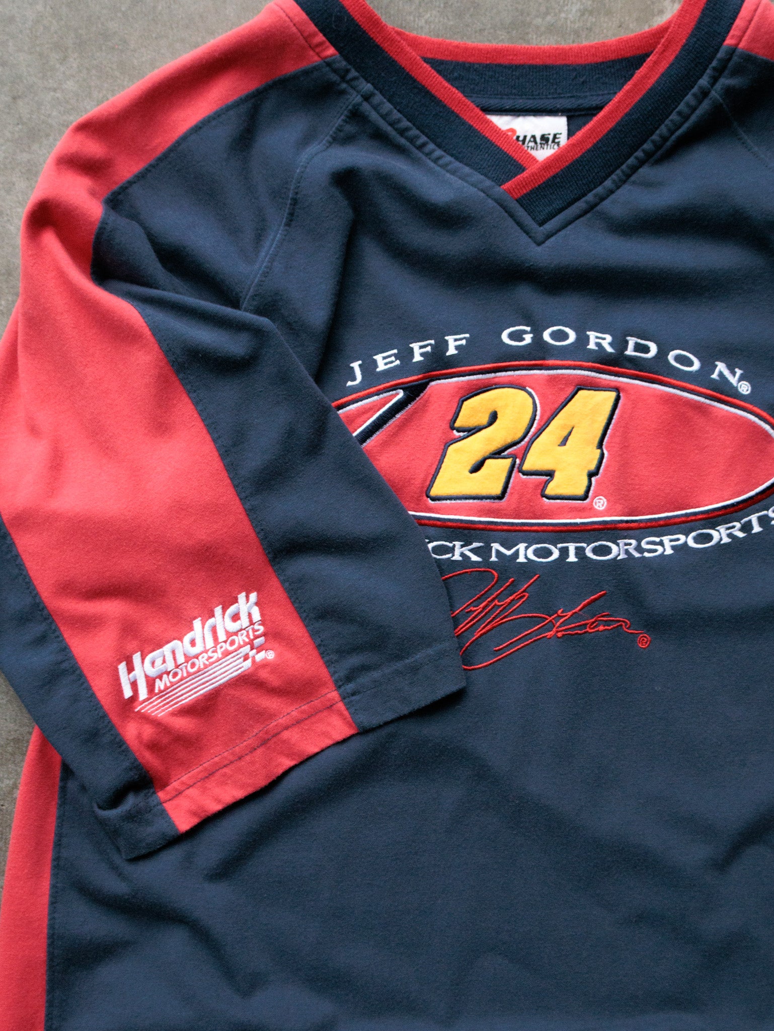 Vintage Navy Jeff Gordon NASCAR Jersey (L)