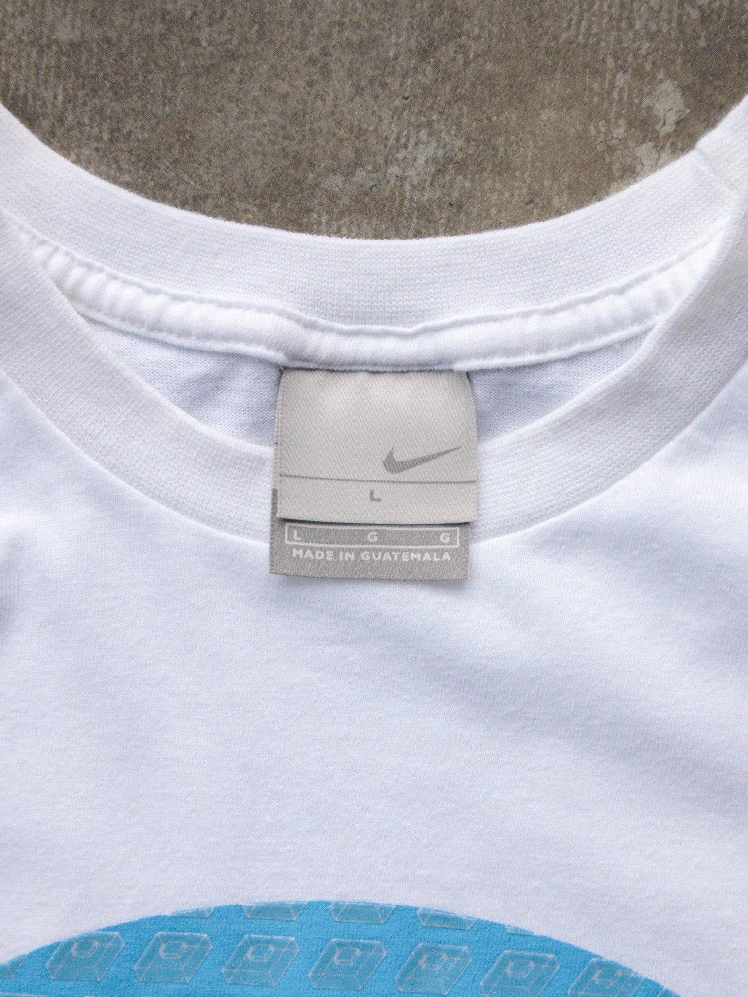 Vintage 00s White Nike Tee (L)