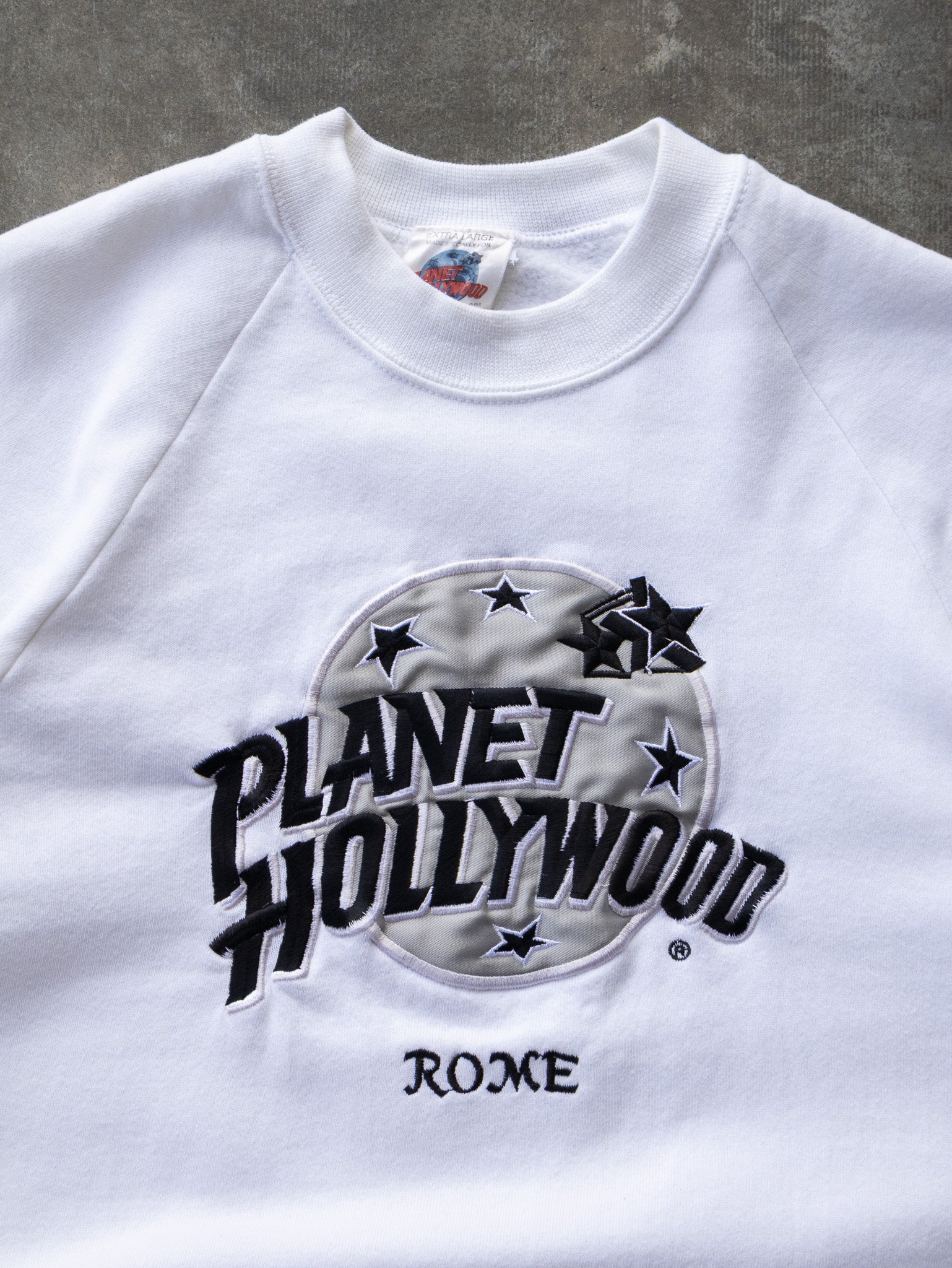 Vintage 90s Planet Hollywood Rome Sweatshirt (XL)