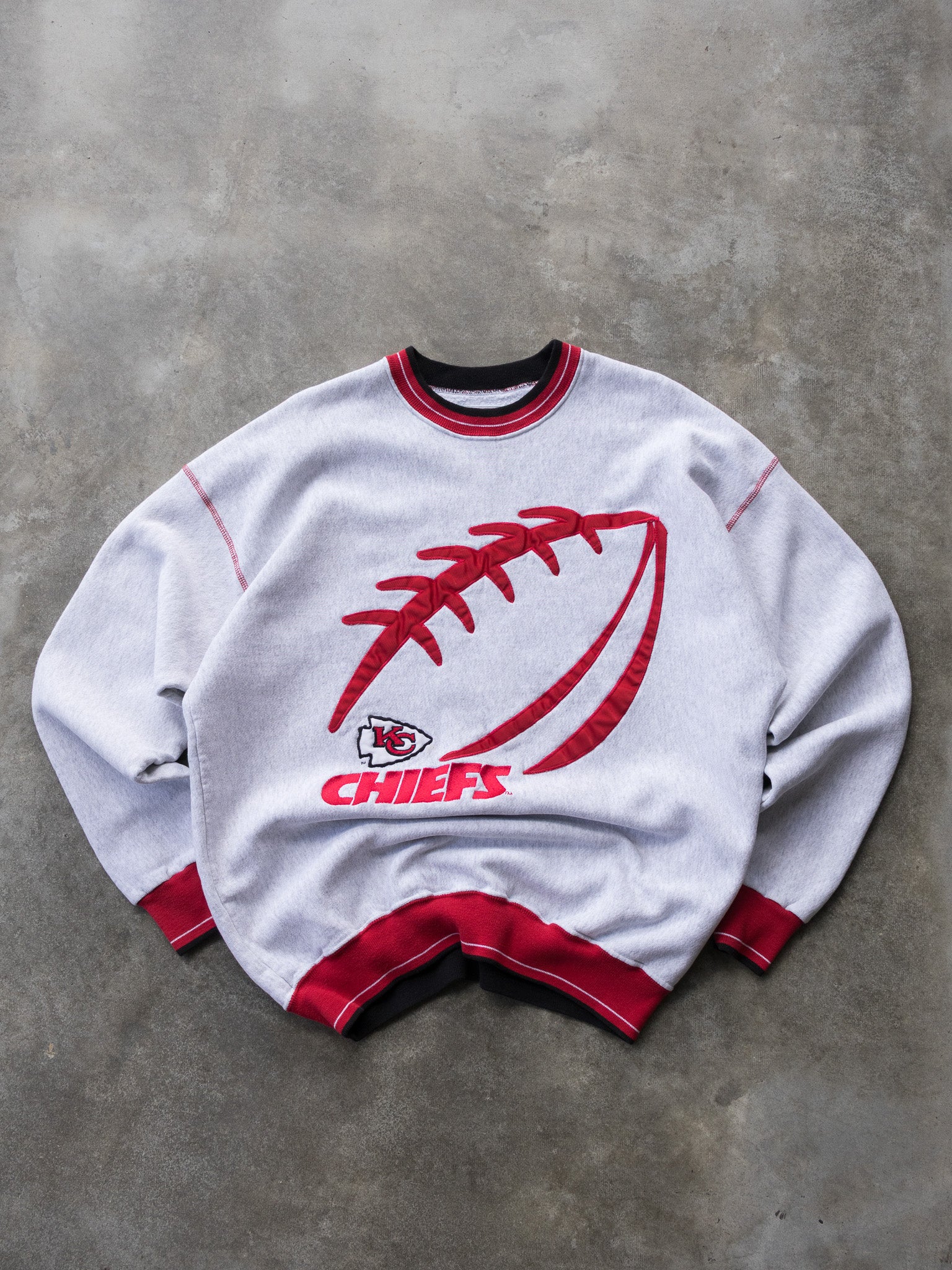 Vintage 90s Kansas City Chiefs Sweatshirt (2XL)