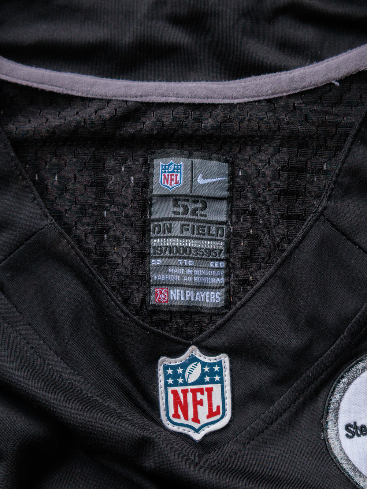 Black Nike Pittsburgh Steelers Smith-Schuster Jersey (XL)