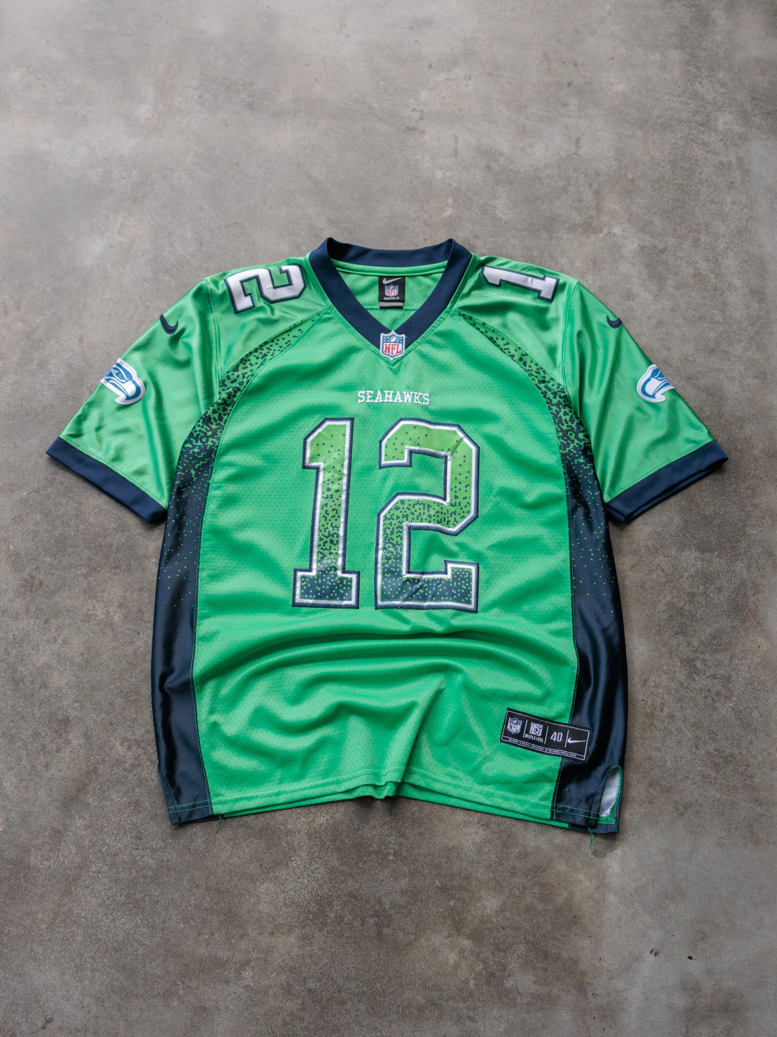 Vintage Green Nike Seattle Seahawks Fan Jersey (-)