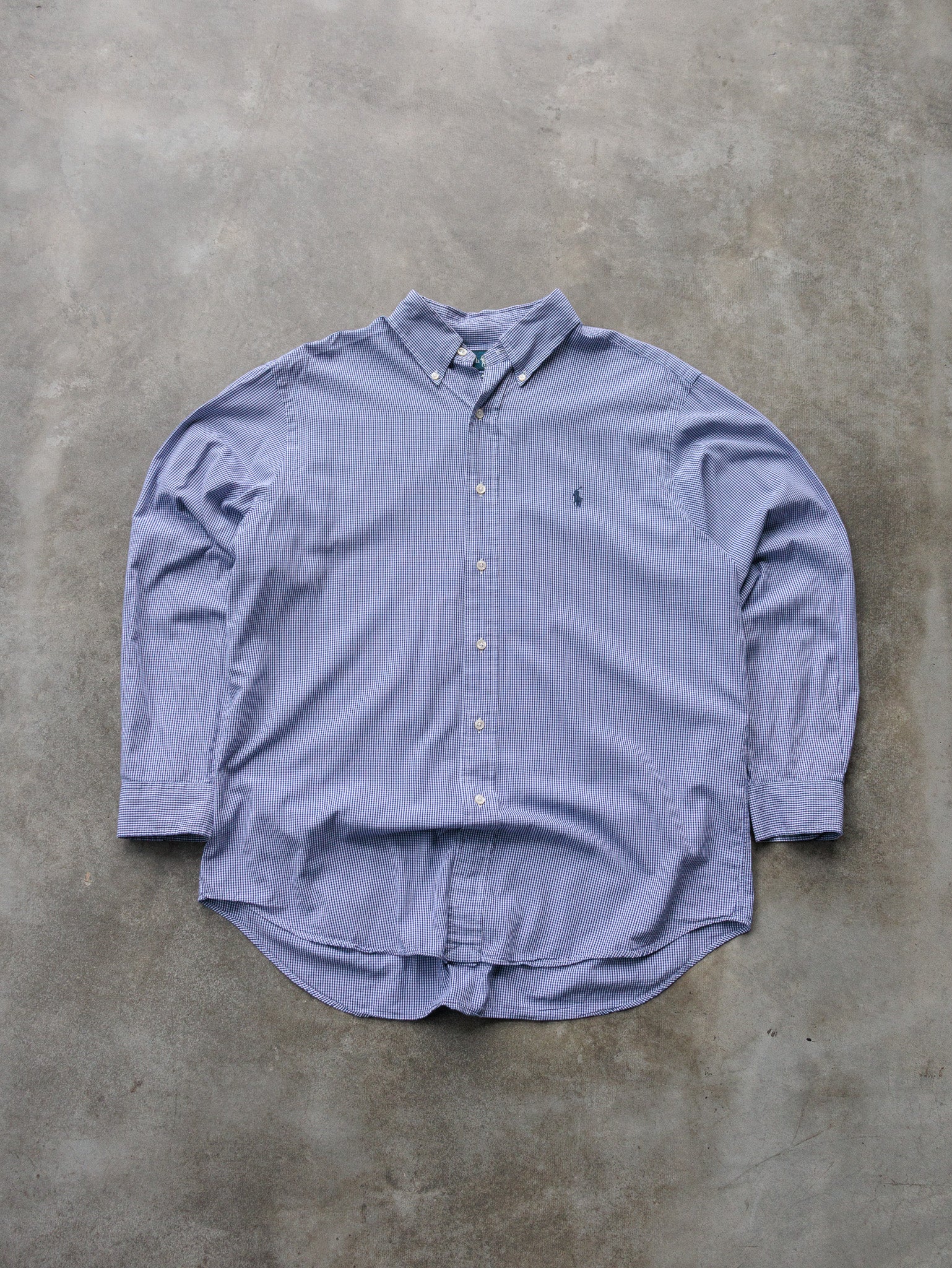 Vintage 00s Blue Ralph Lauren Shirt (L)