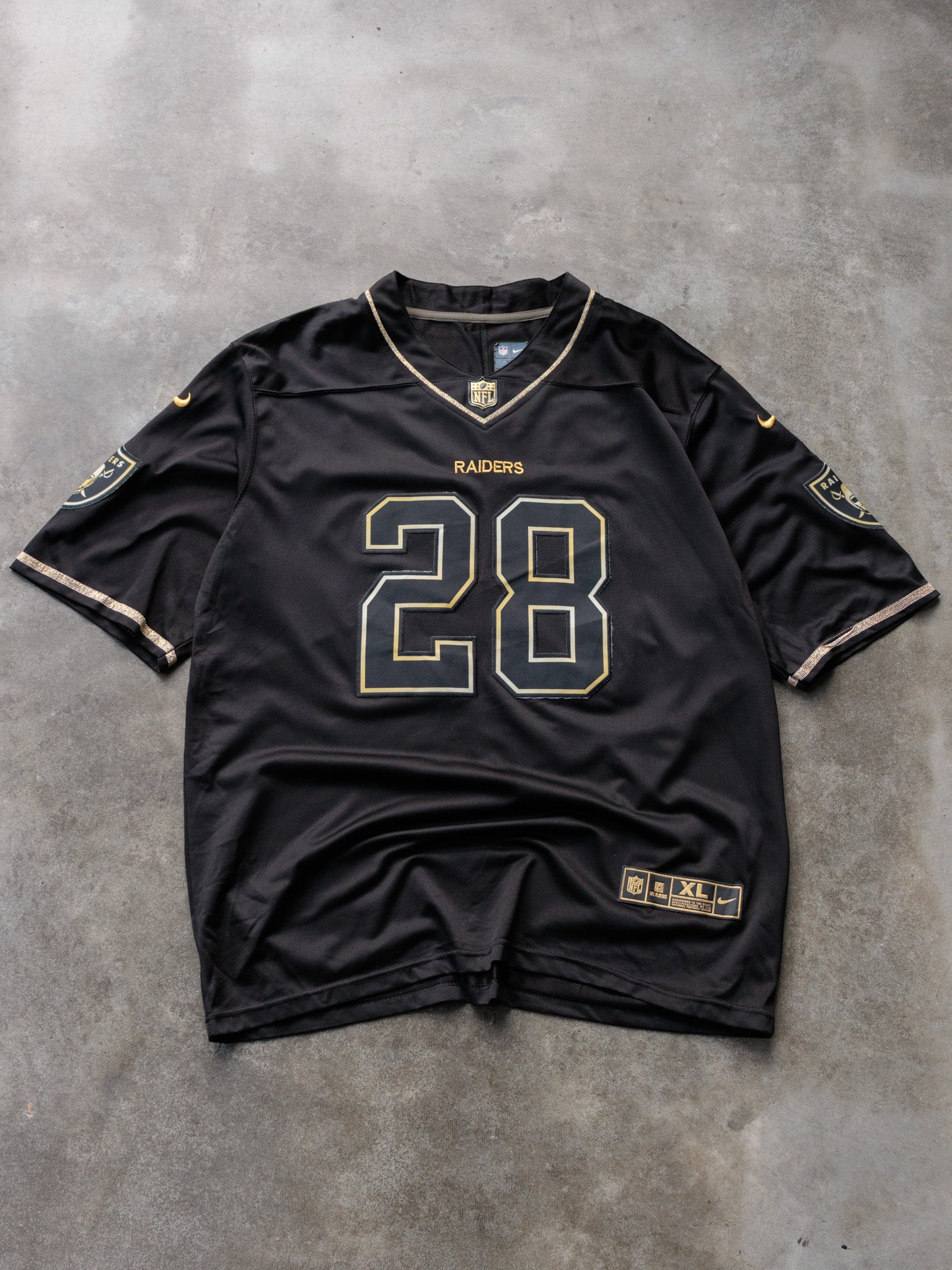 Black Nike Raiders Jacobs Jersey (XL)