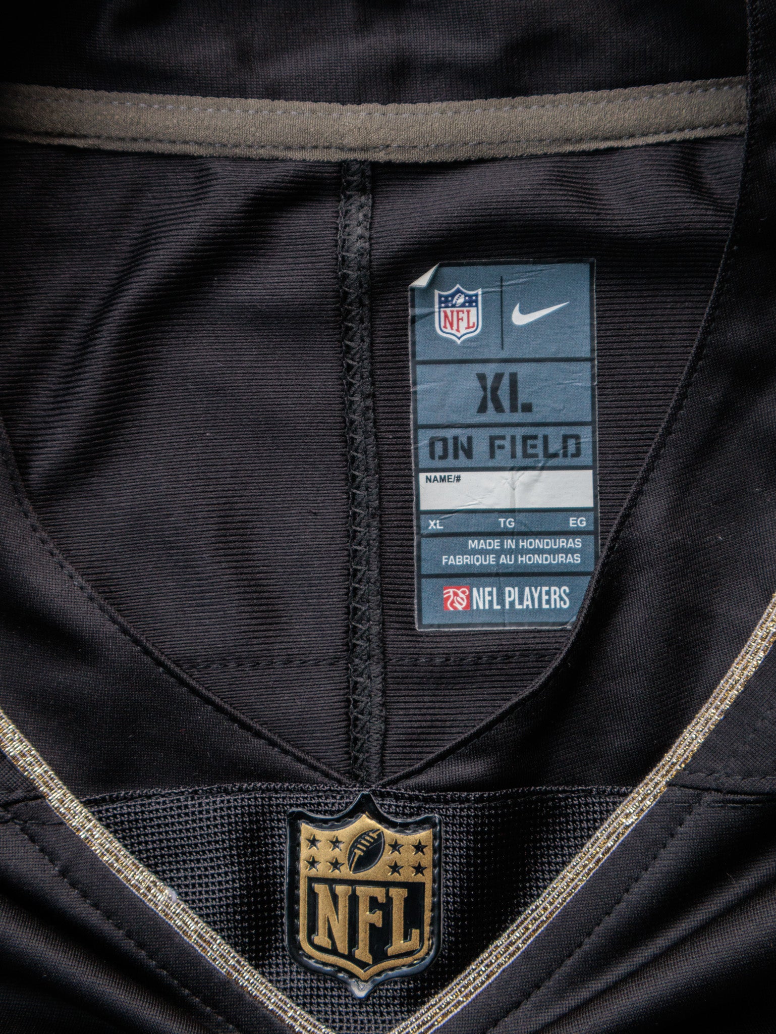 Black Nike Raiders Jacobs Jersey (XL)