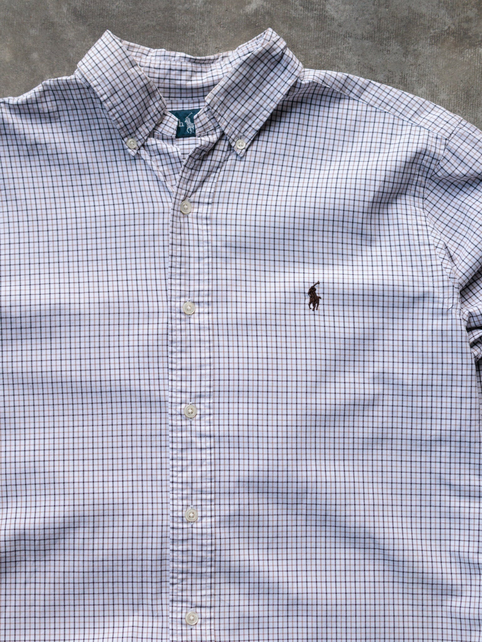 Vintage White Ralph Lauren Shirt (M)