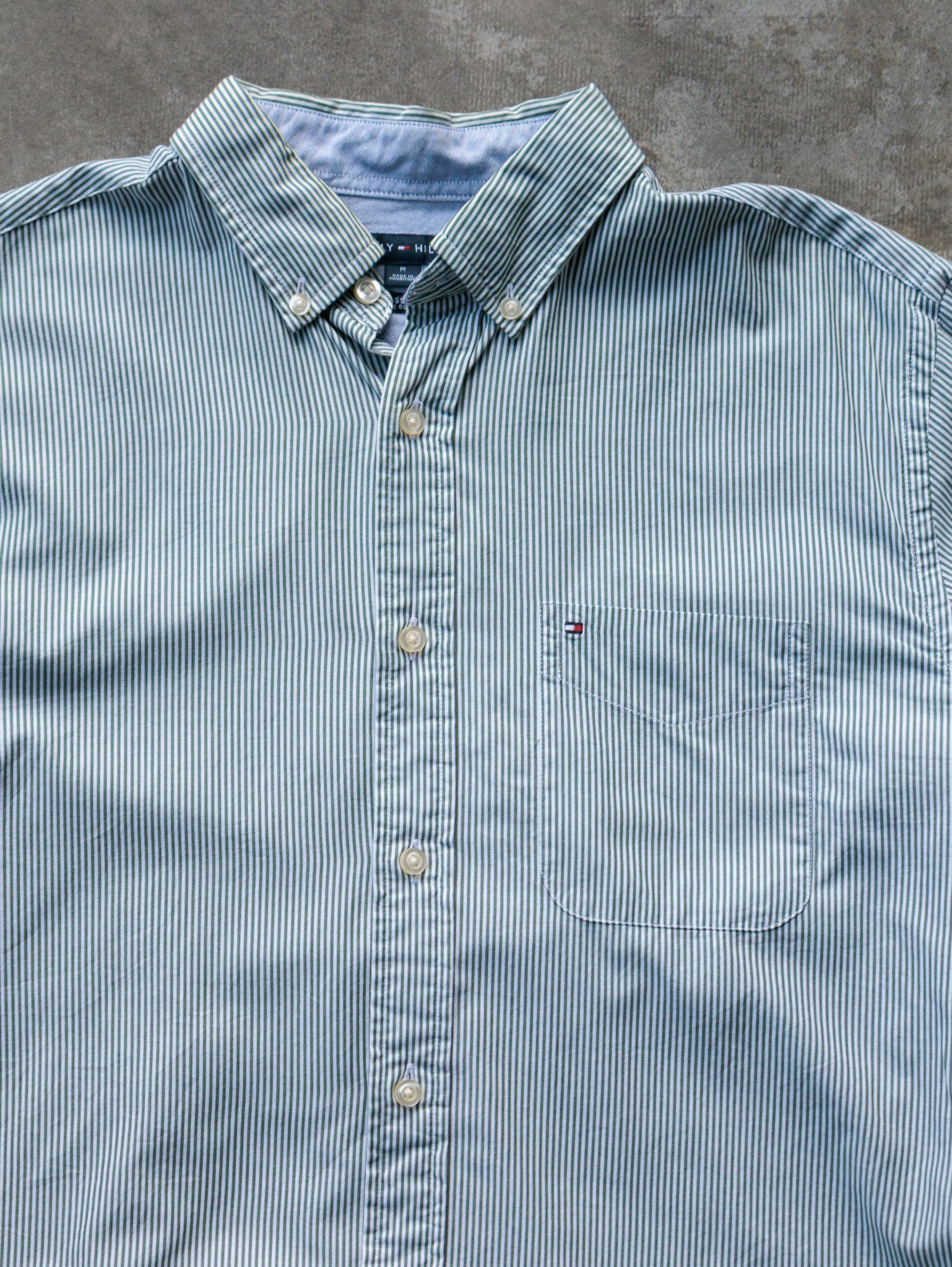 Green Tommy Hilfiger Shirt (M)