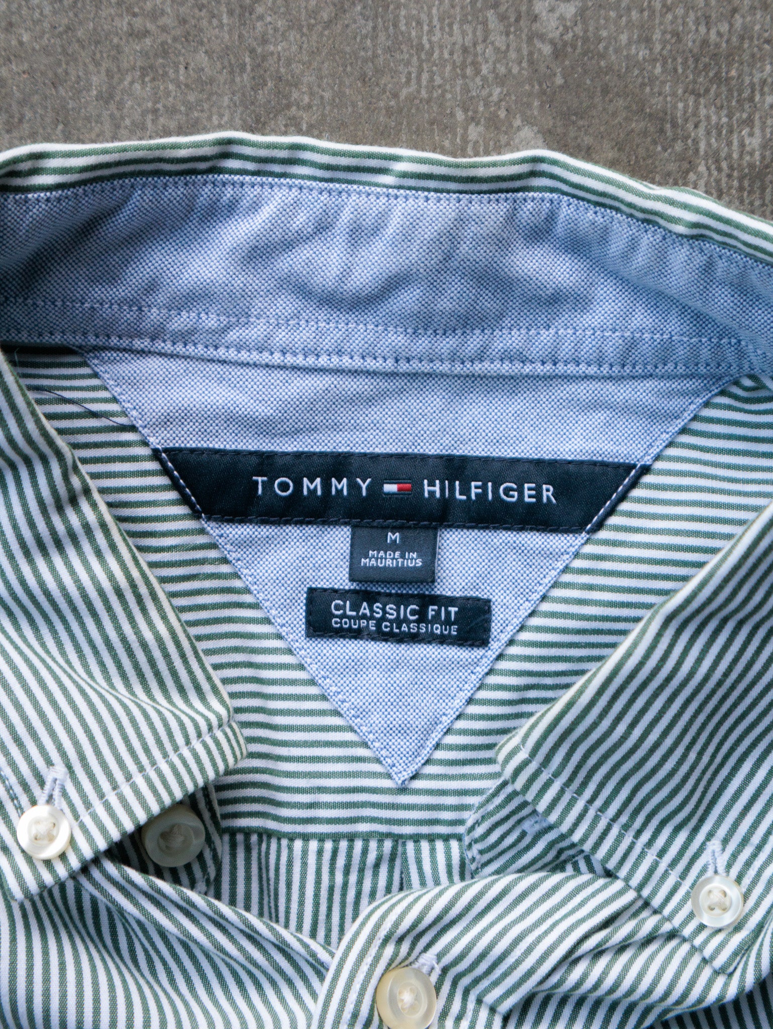 Green Tommy Hilfiger Shirt (M)