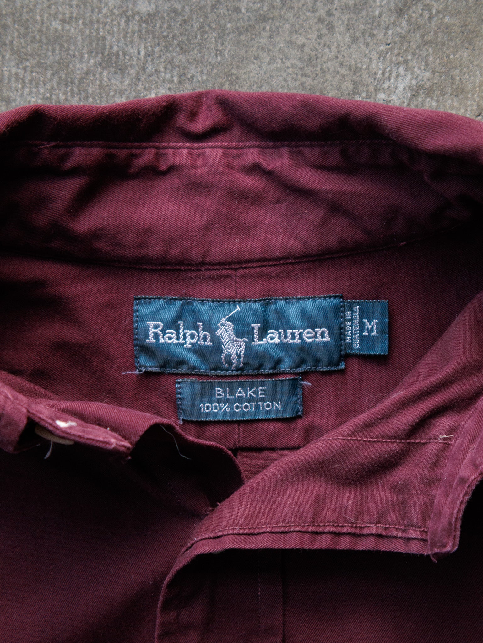 Vintage Maroon Ralph Lauren Shirt (M)