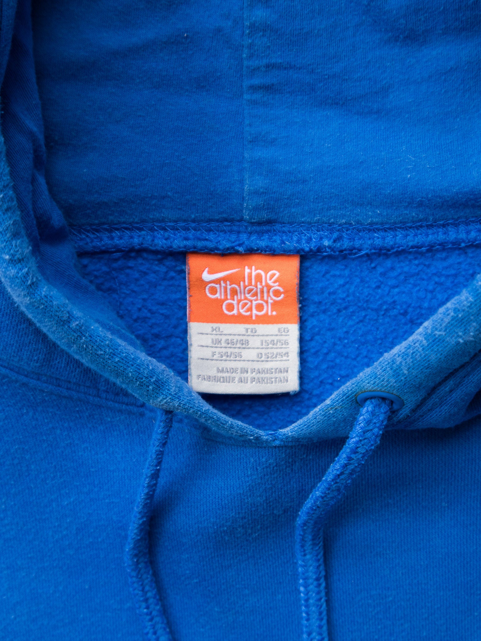 Vintage 00s Blue Nike Swoosh Hoodie (XL)