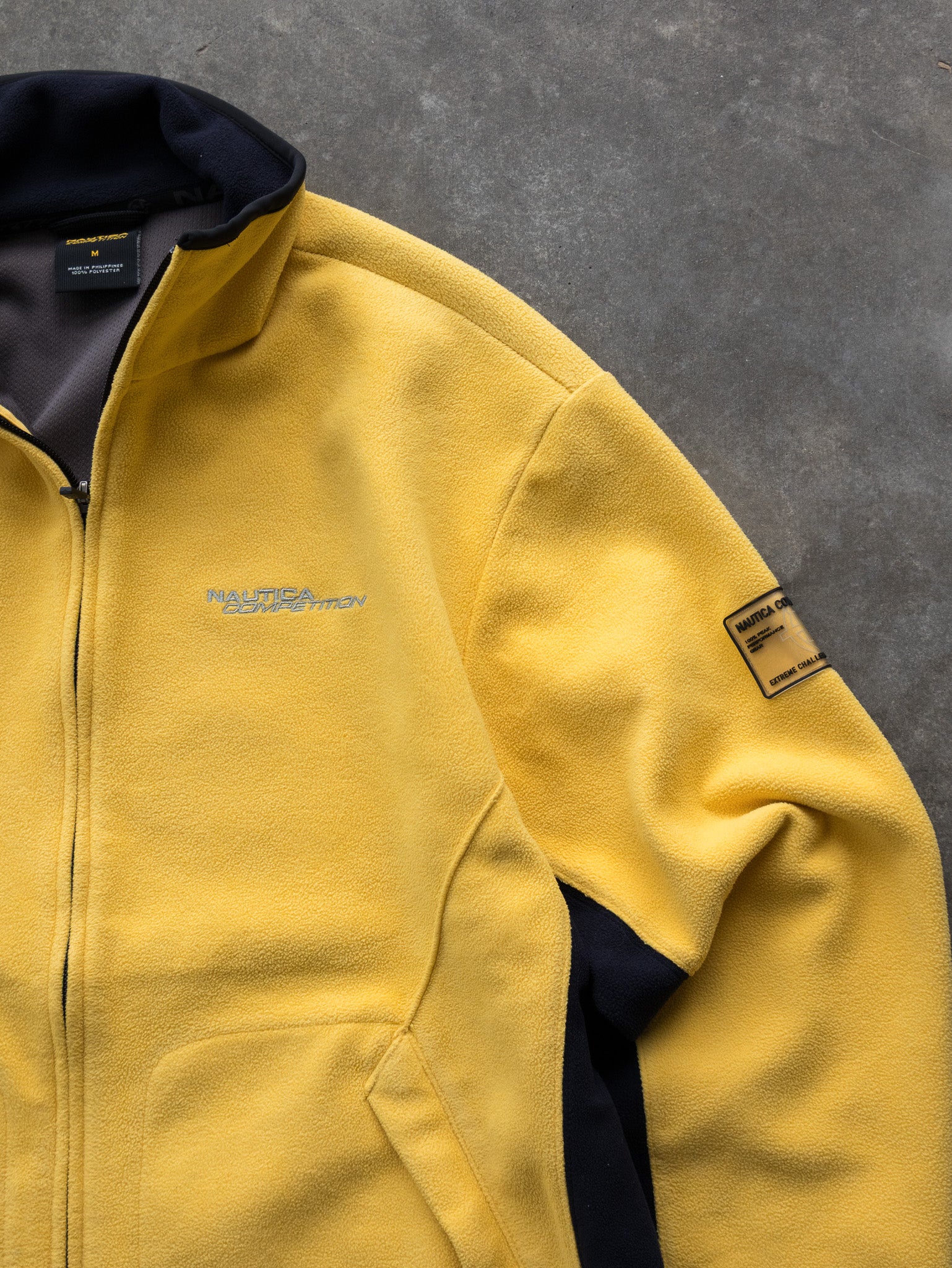 Vintage Yellow Nautica Competition Fleece (M)