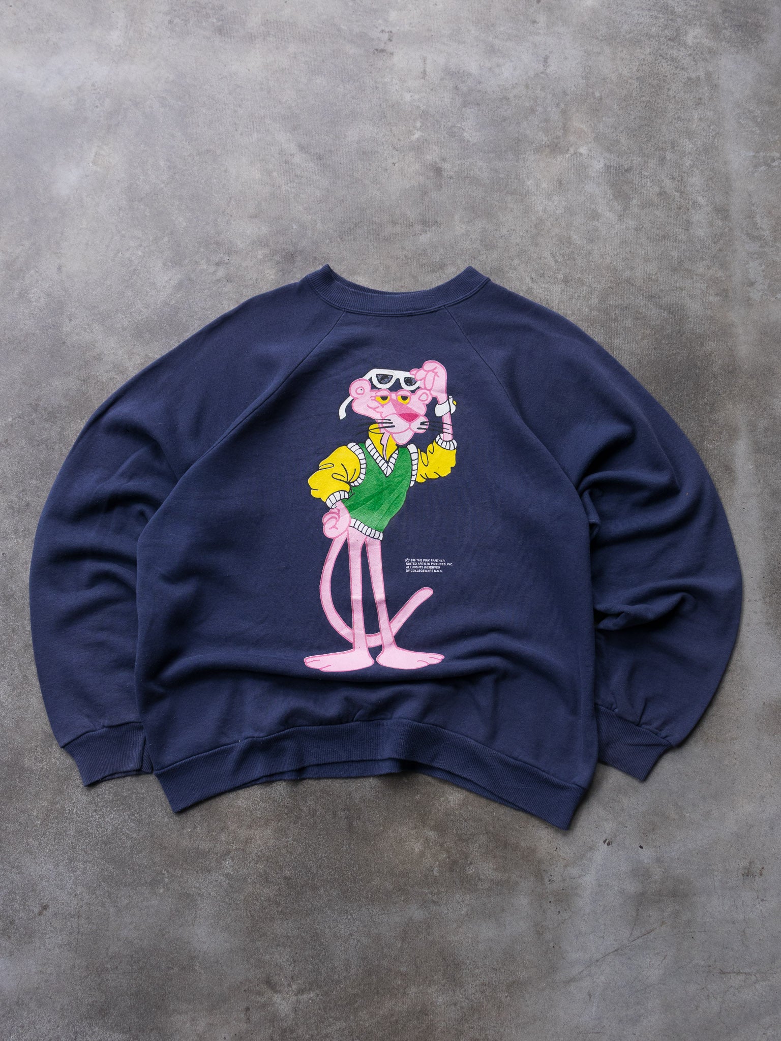 Vintage 1996 Hanes Pink Panther Graphic Sweatshirt (XL)