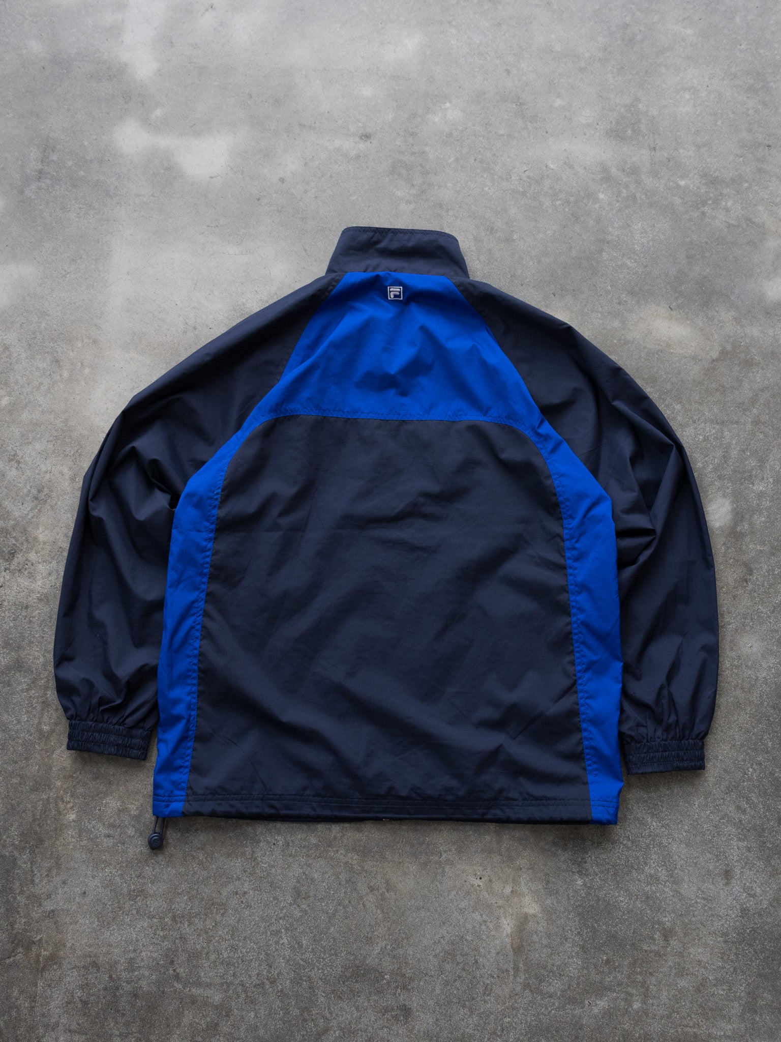 Vintage Navy Fila Track Jacket (XL)