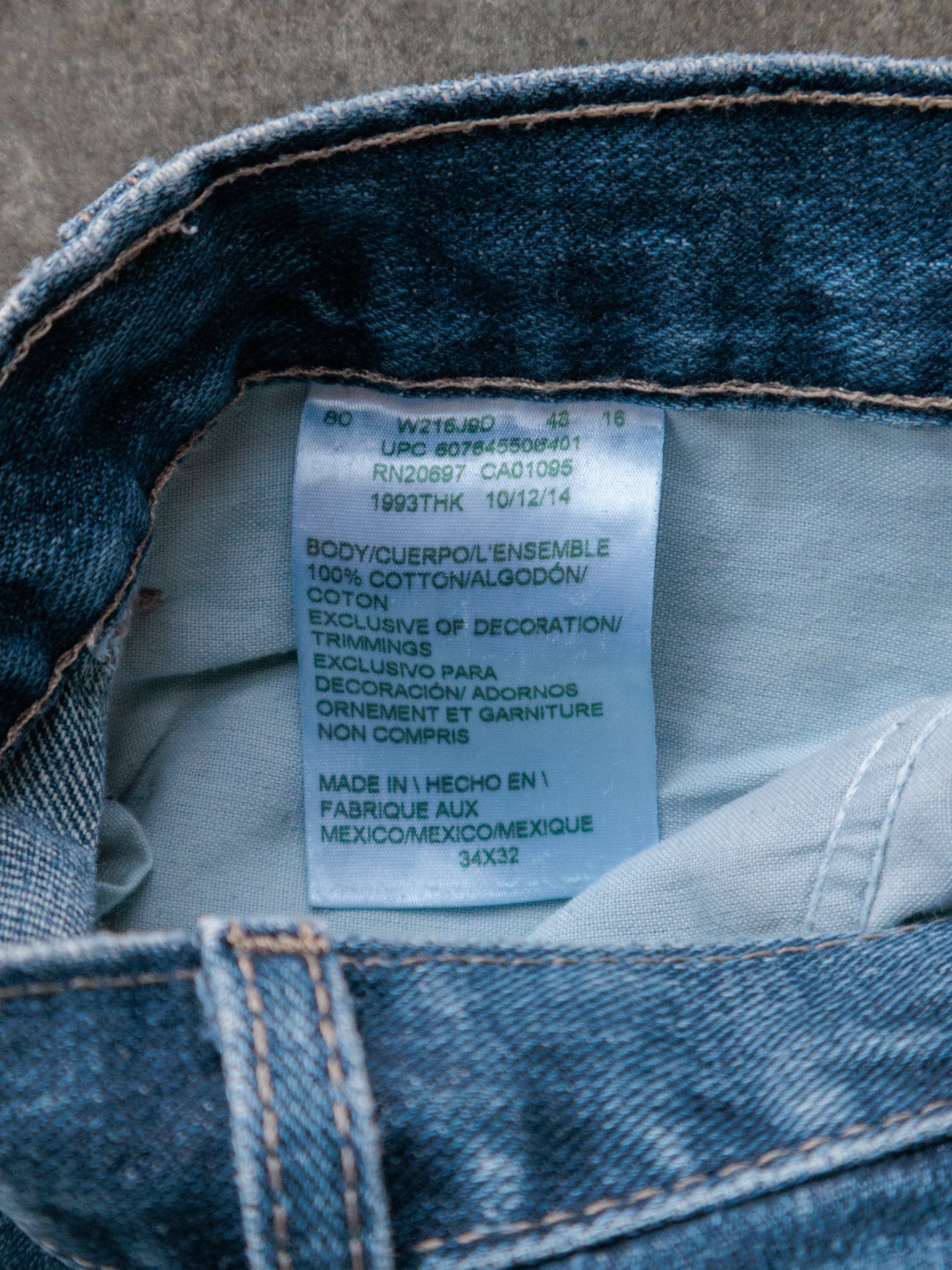 Vintage Blue Dickies Carpenter Pants (W34)