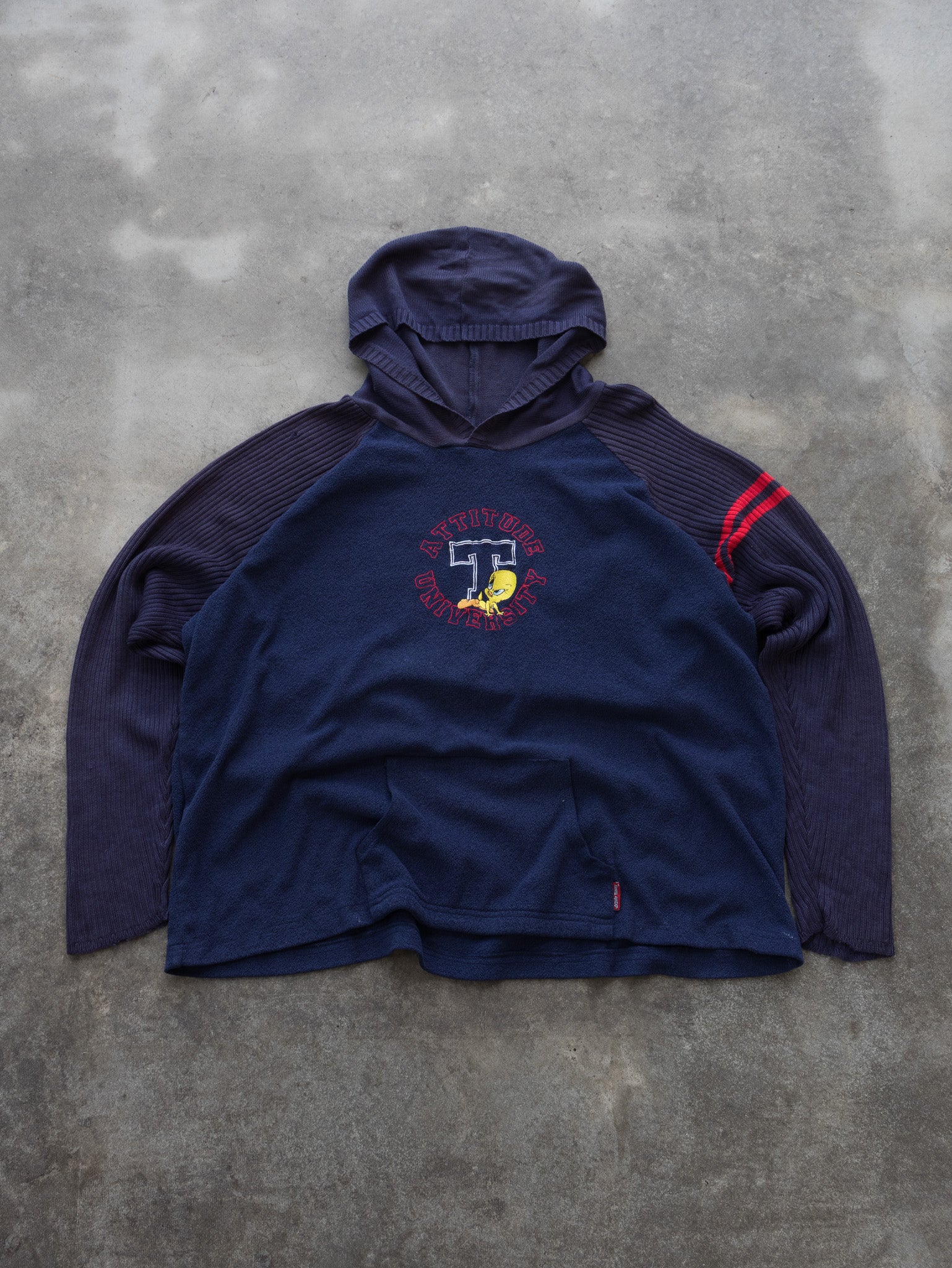 Vintage Navy Looney Tunes Tweety Sweatshirt (Women's 2XL)