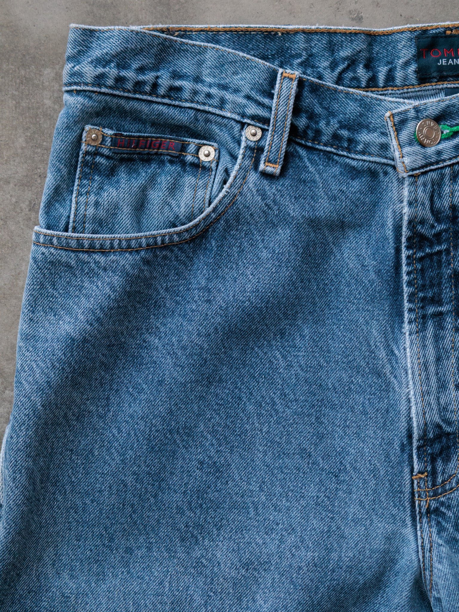 Vintage Blue Tommy Jeans Denim Pants (W33)