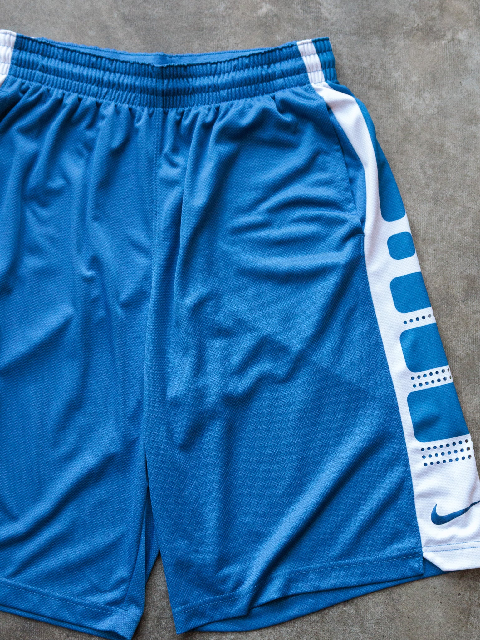 Vintage Blue Nike Elite Basketball Shorts (L)