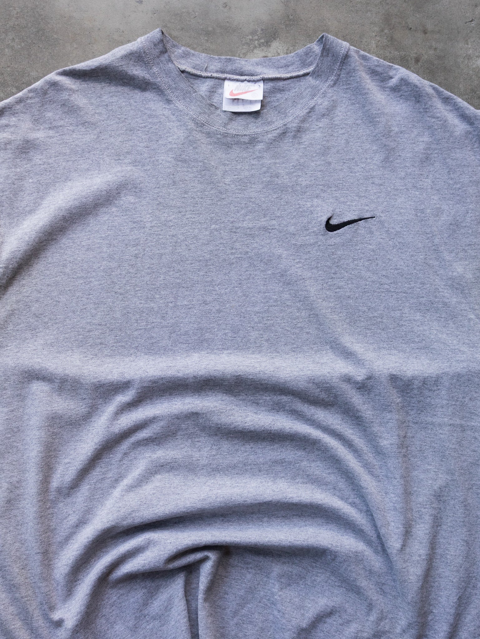 Vintage 90s Grey Nike Swoosh Tank (2XL)