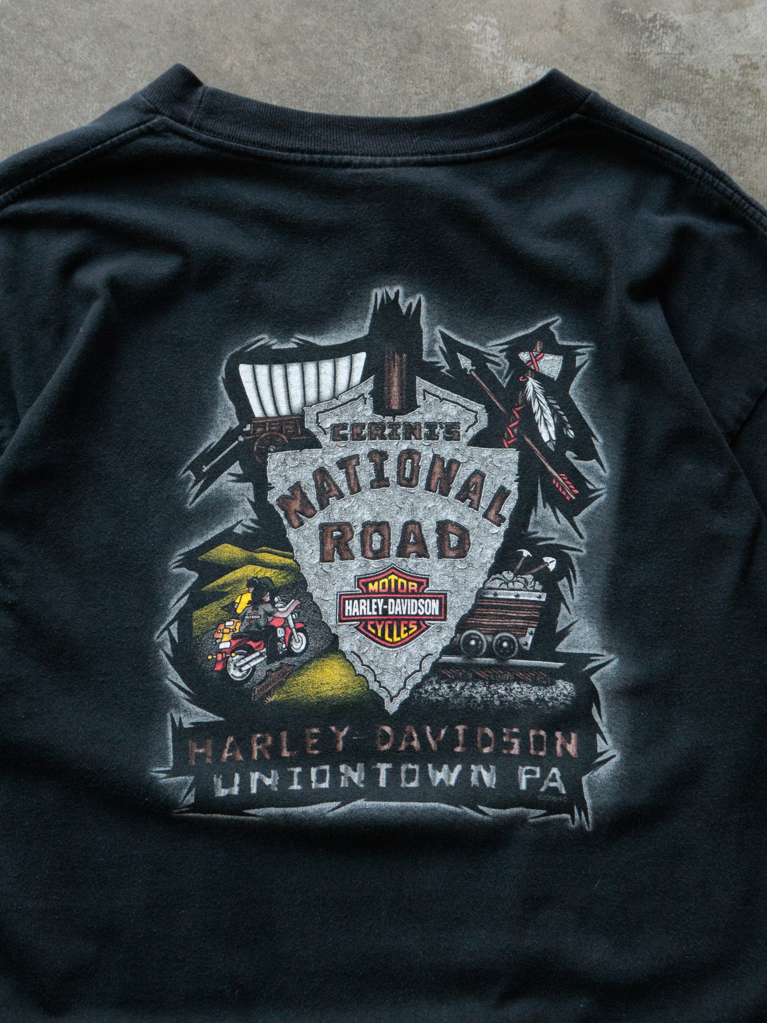 Vintage 2006 Black Harley-Davidson Tee (XL)