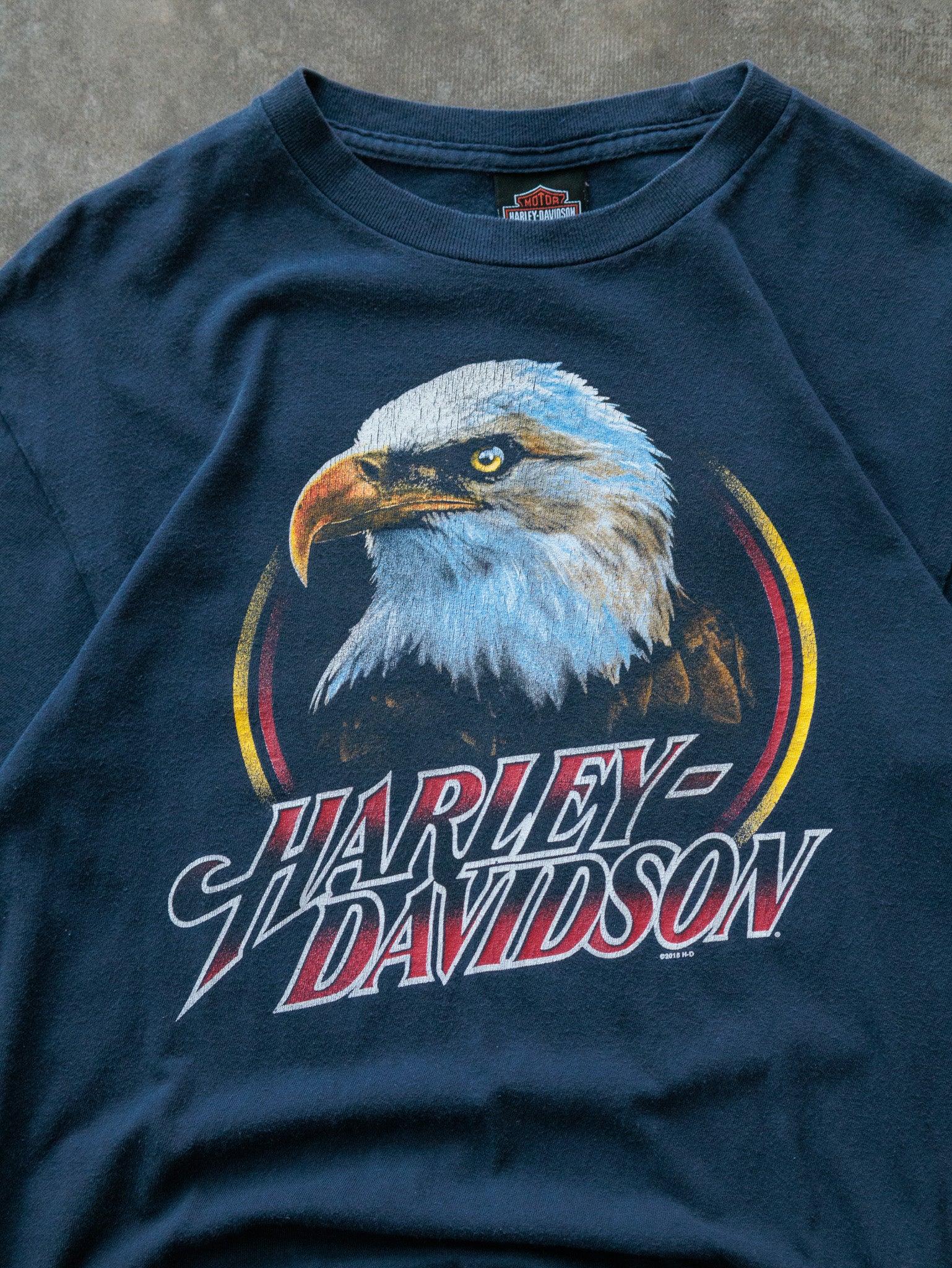 Navy Harley-Davidson Eagle Tee (M)