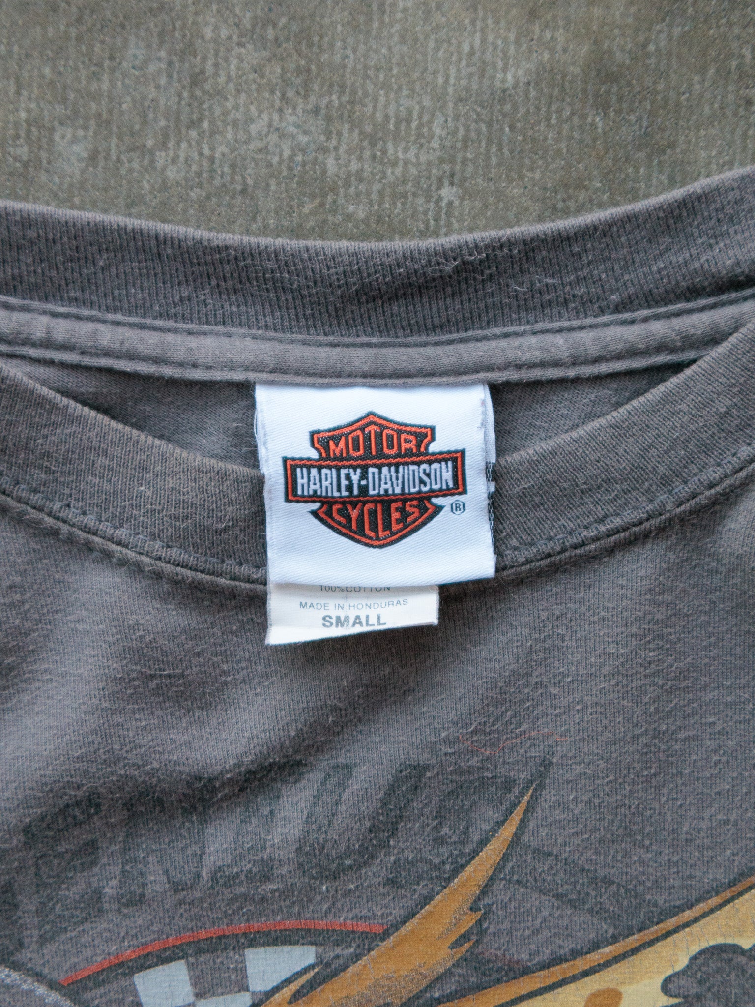 Vintage Grey Harley-Davidson Wile E Coyote Tee (S)