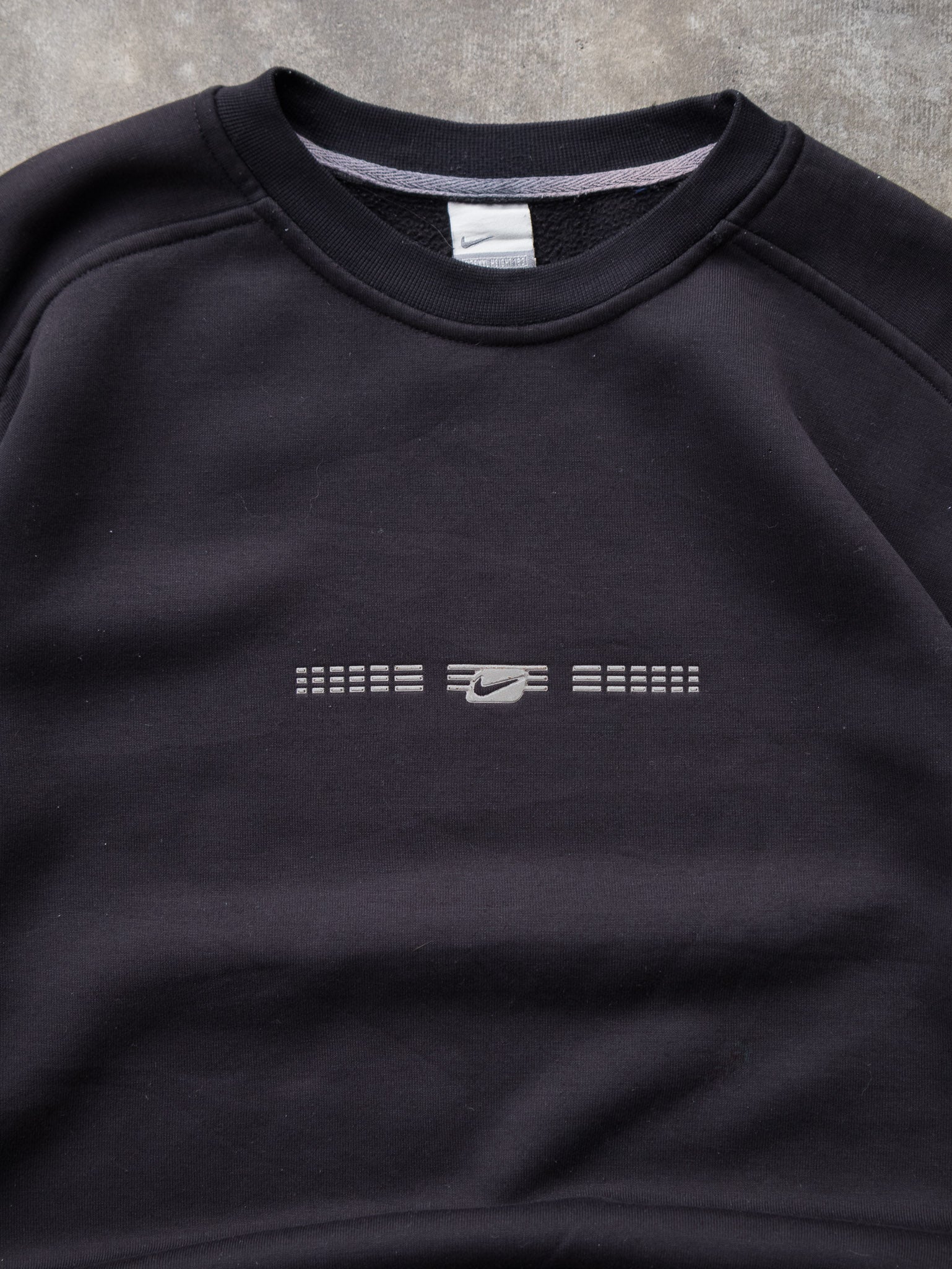 Vintage 00s Black Nike Graphic Sweatshirt (2XL)