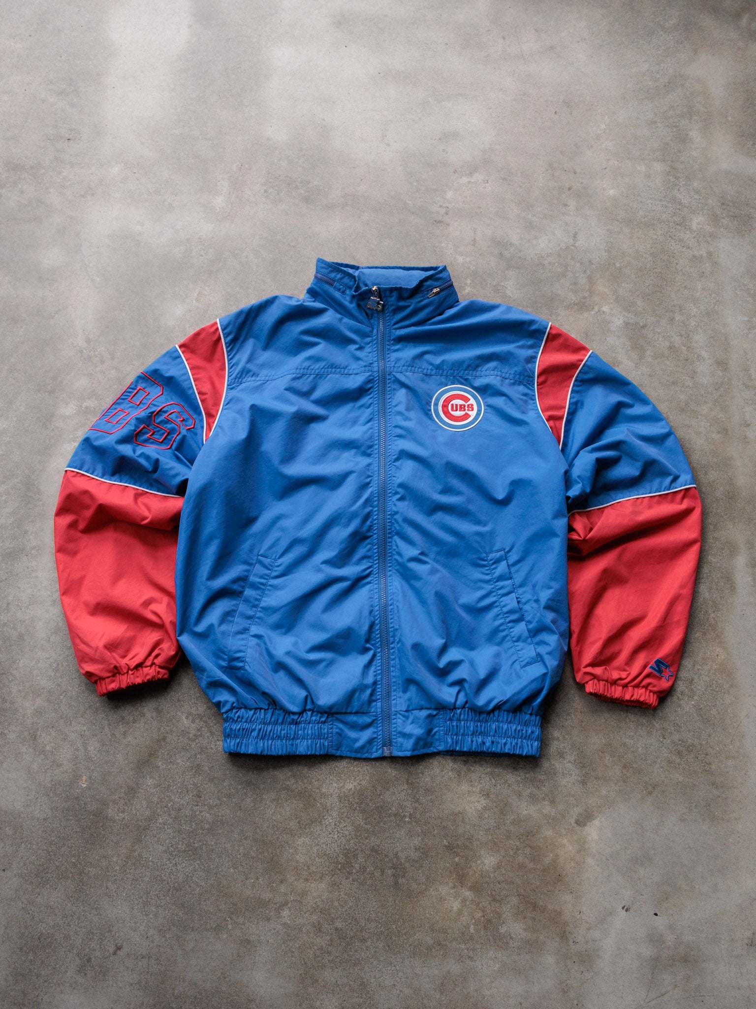 Vintage 90s Blue Starter Chicago Cubs Windbreaker (L)