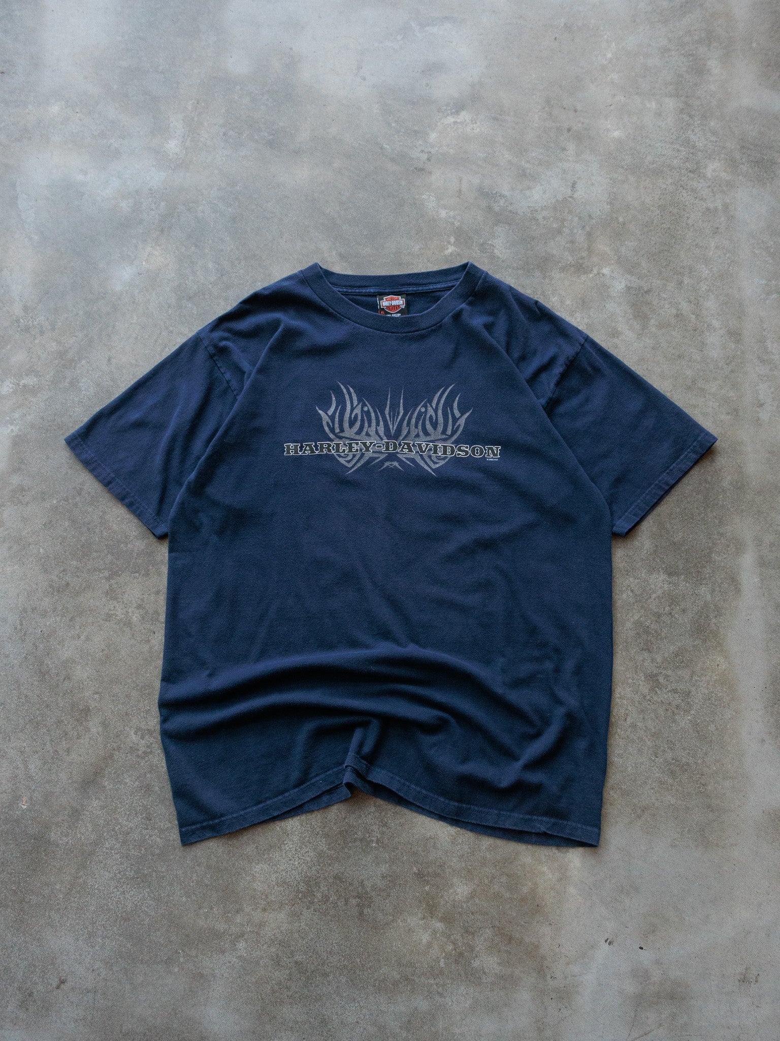 Vintage 00s Navy Harley-Davidson Omaha Nebraska Tee (XL)