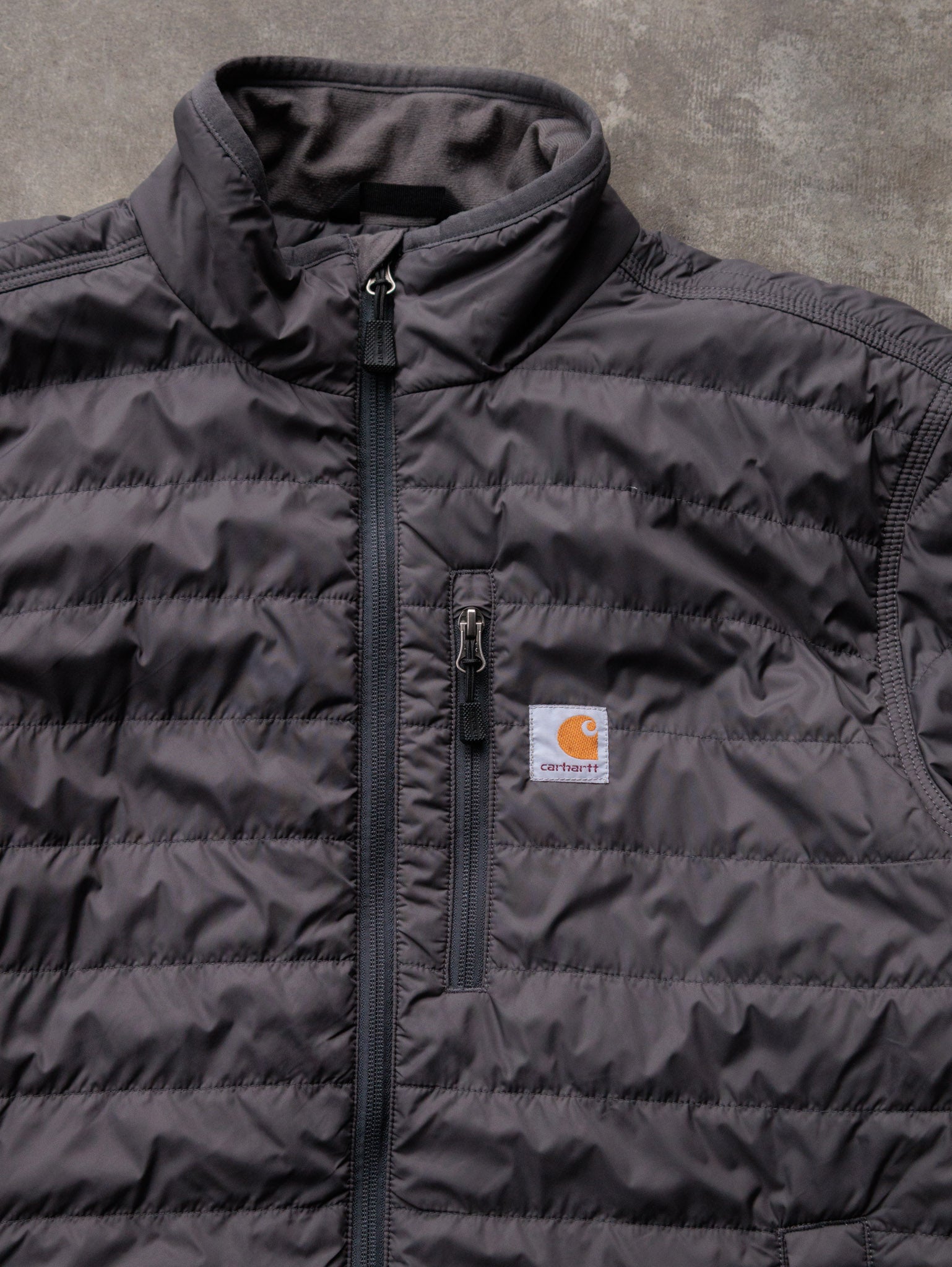 Vintage Grey Carhartt Puffer (M)