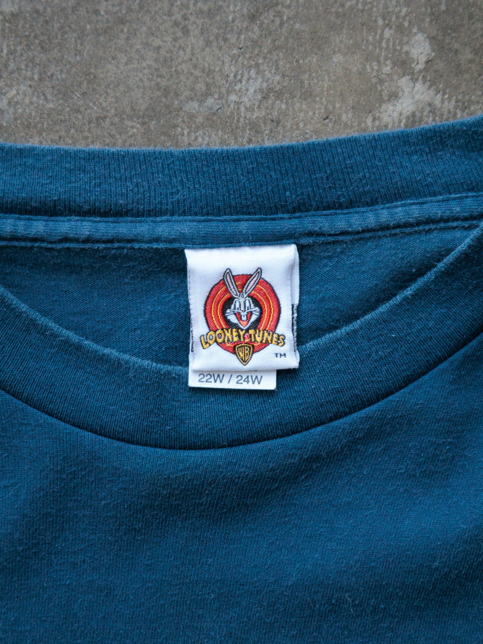 Vintage 90s Blue Tweety "Get a Gwip" Tee (22W/24W)