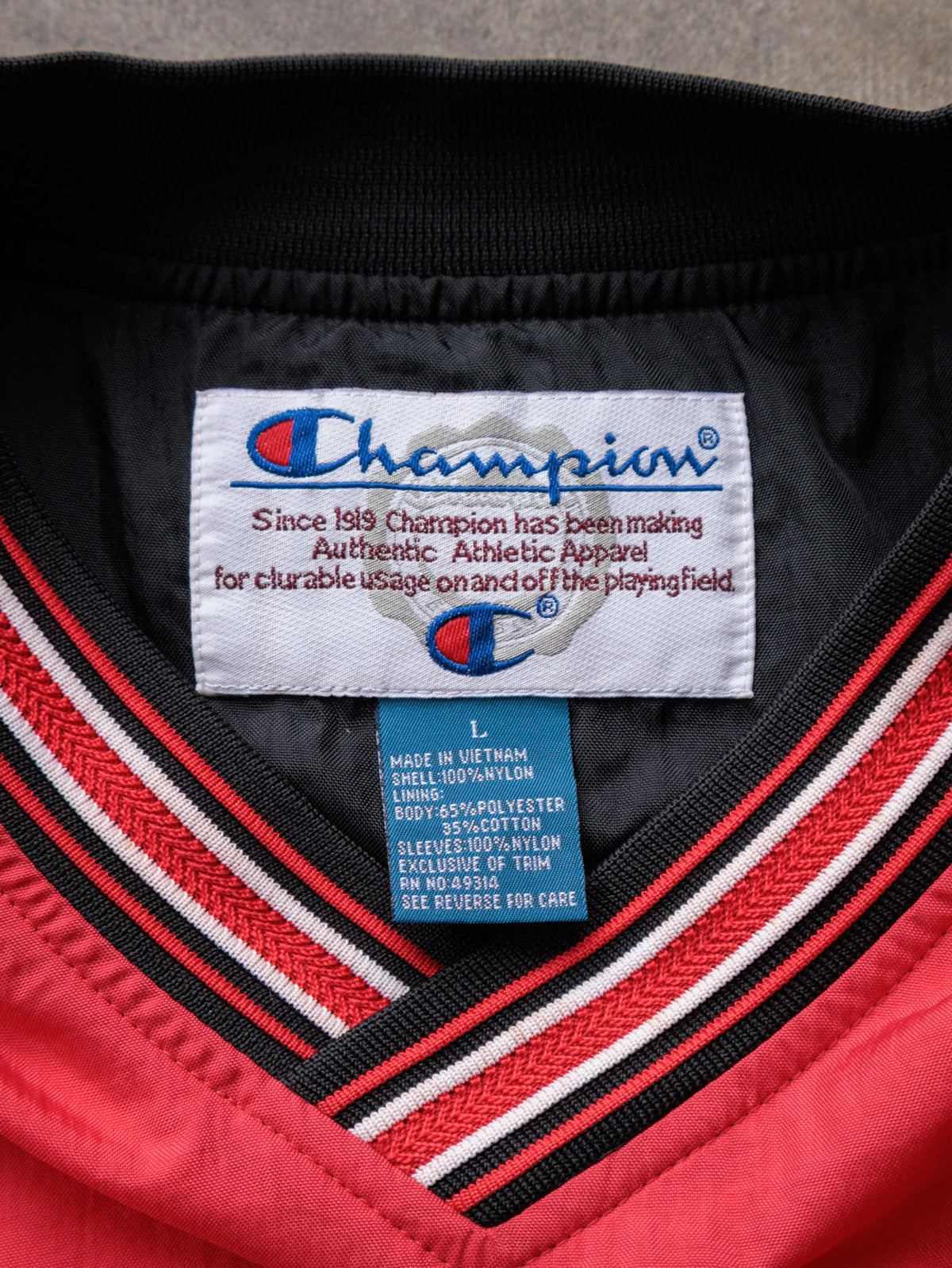 Vintage 90s Red Champion UNLV Windbreaker (L)