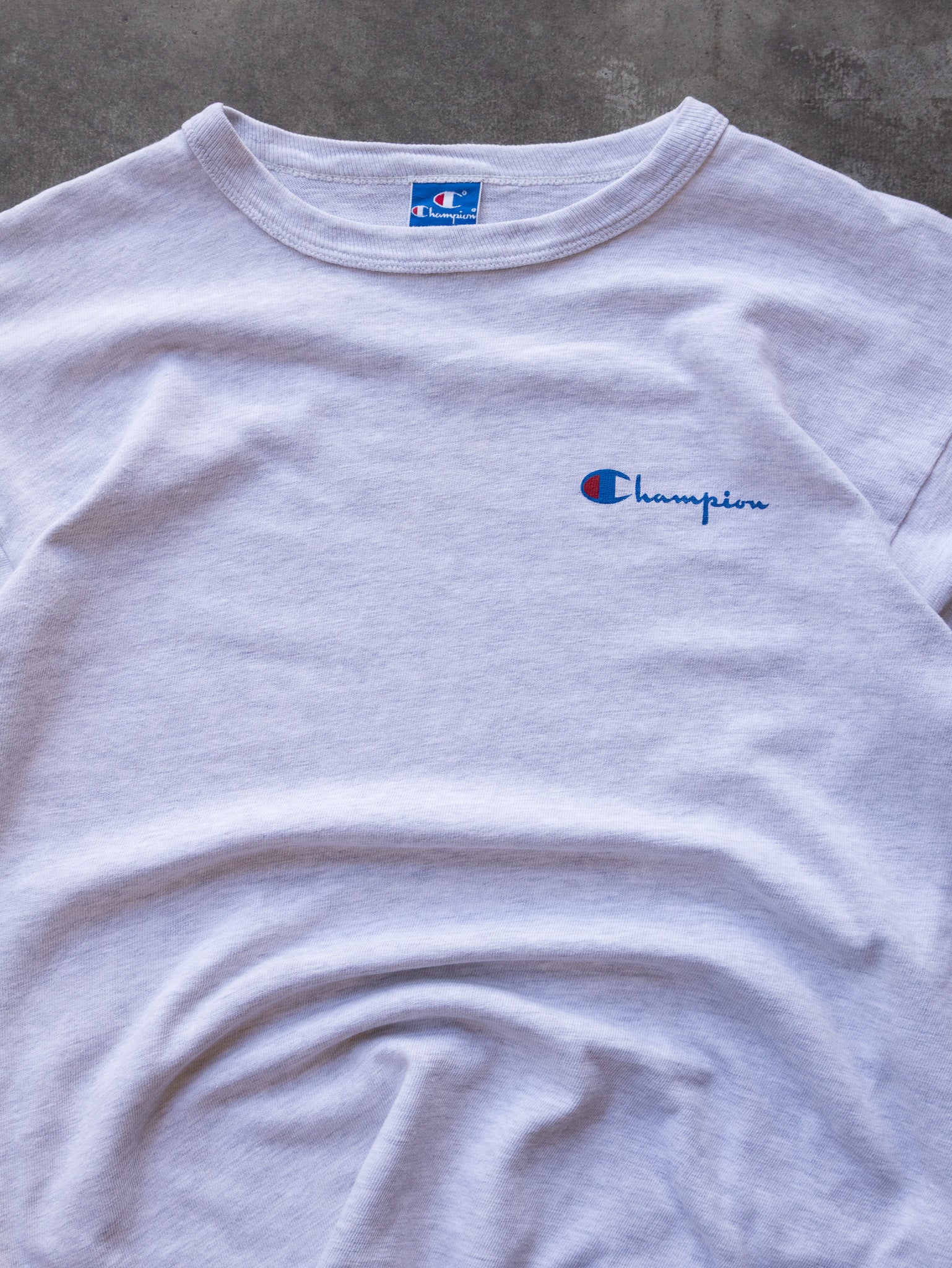 Vintage 90s Grey Champion Tee (L)