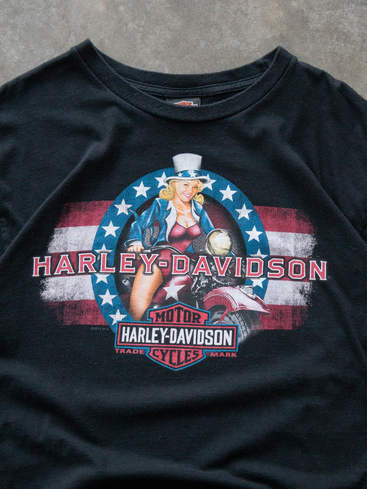 Vintage Black Harley-Davidson Monroe Louisiana Tee (XL)