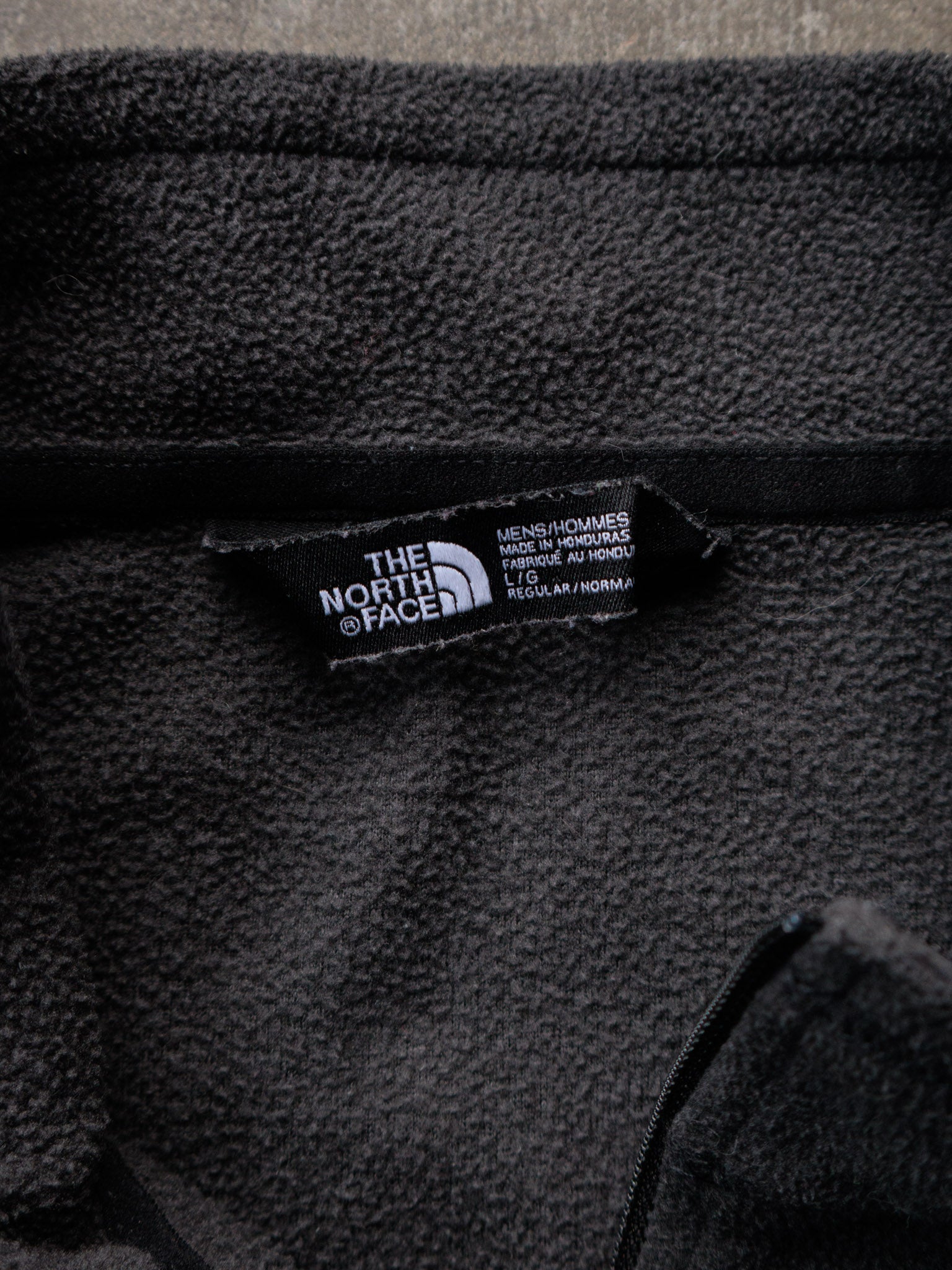 Vintage Black The North Face Fleece Quarter Zip (L)