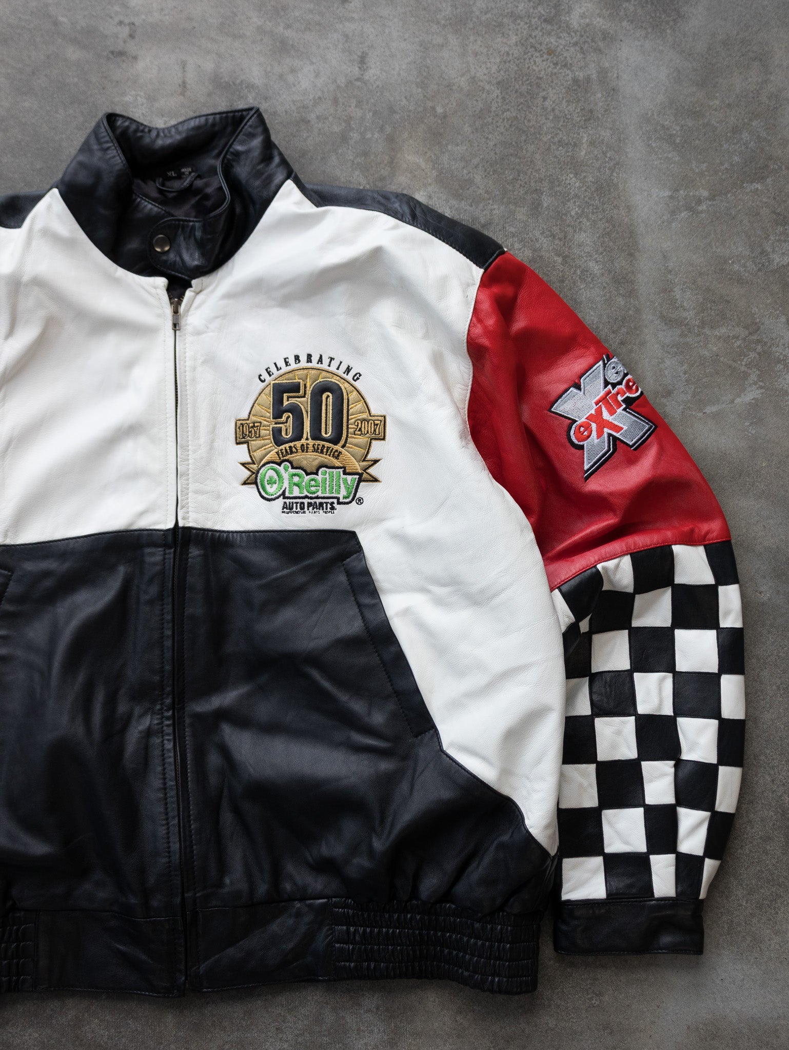 Vintage O’Reilly Racing Leather Jacket (XL)