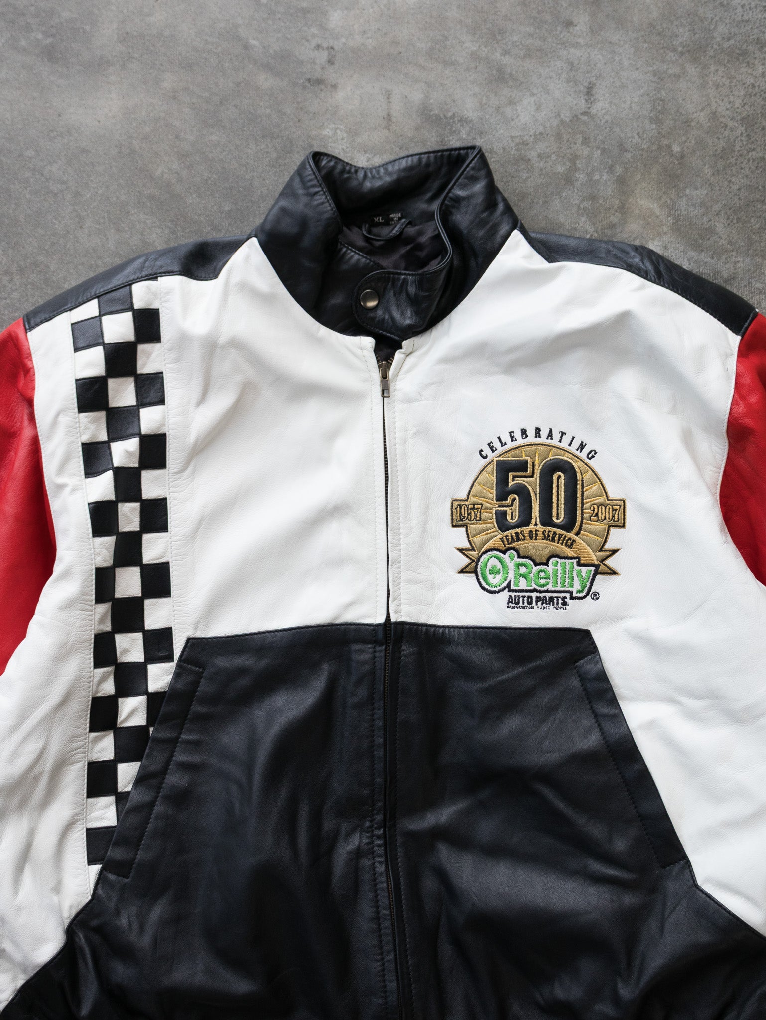 Vintage O’Reilly Racing Leather Jacket (XL)