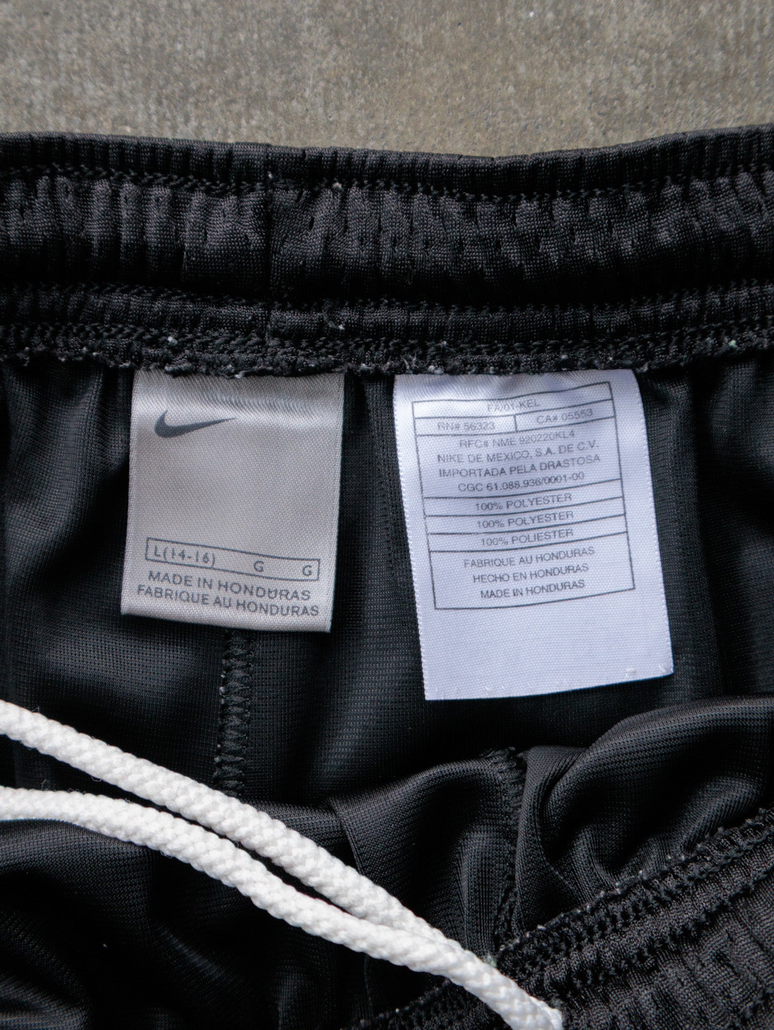 Vintage Black Nike Mesh Shorts (Women's L)